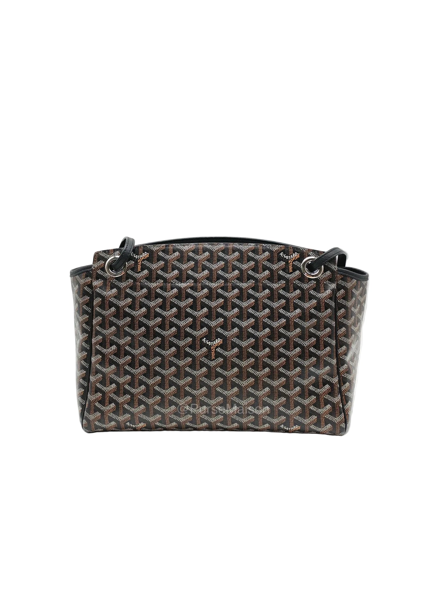 Sac Rouette Souple PM in Black Goyardine Canvas | Purse Maison Luxury Bags Shop