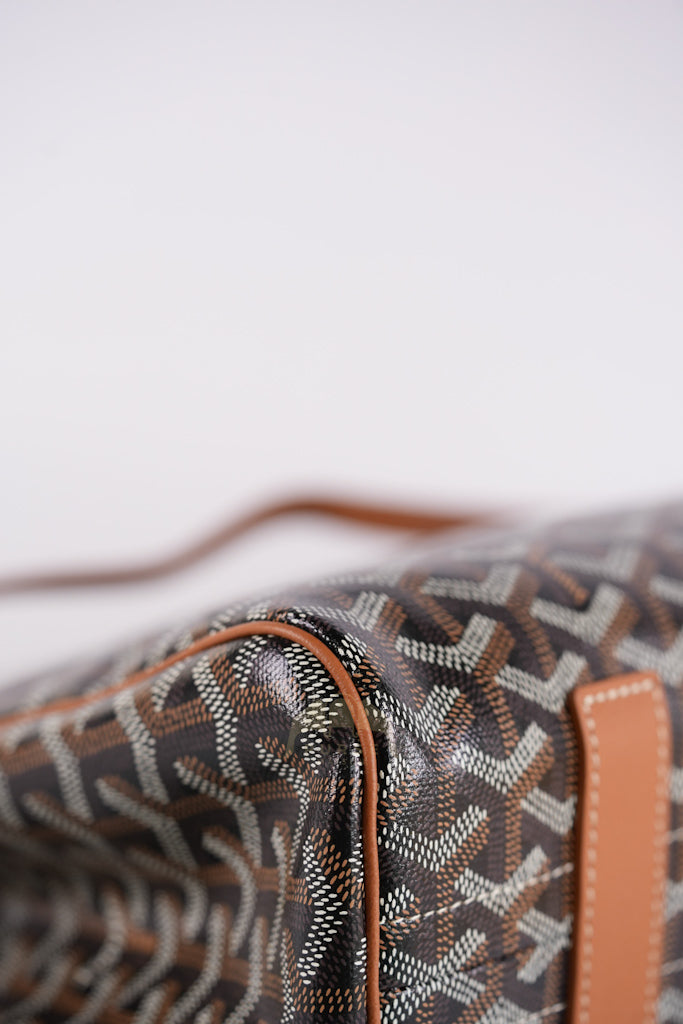 Sac Rouette Souple PM in Noir Et Naturel/Tan | Purse Maison Luxury Bags Shop