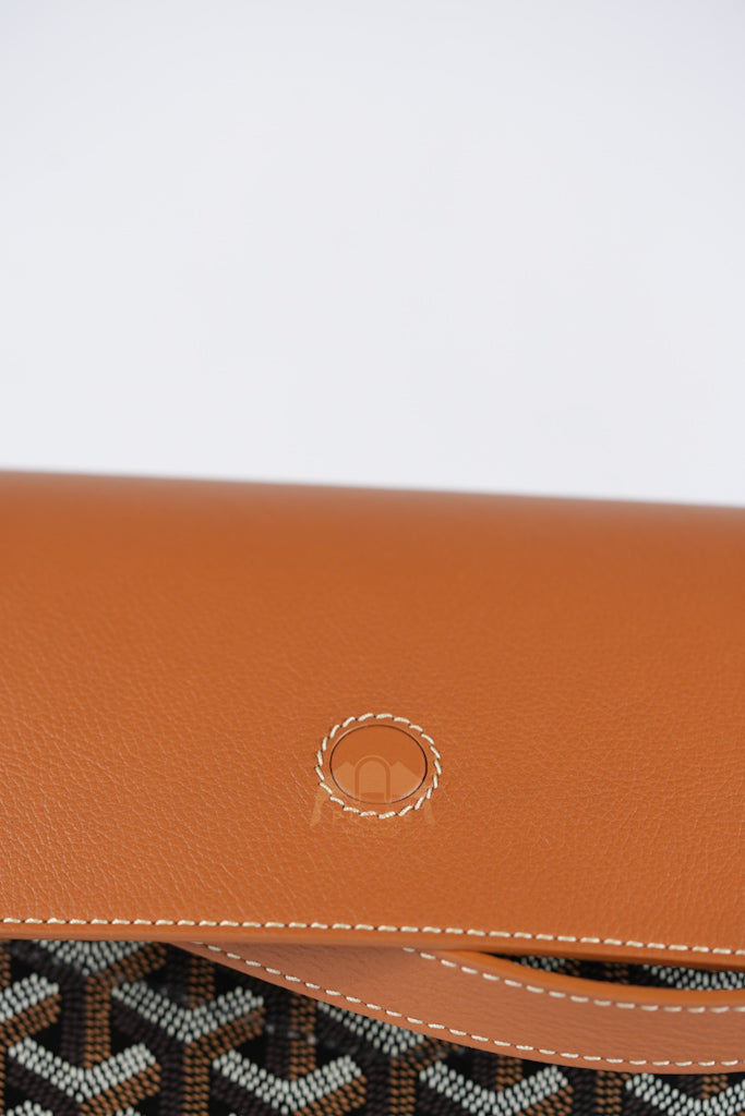 Sac Rouette Souple PM in Noir Et Naturel/Tan | Purse Maison Luxury Bags Shop