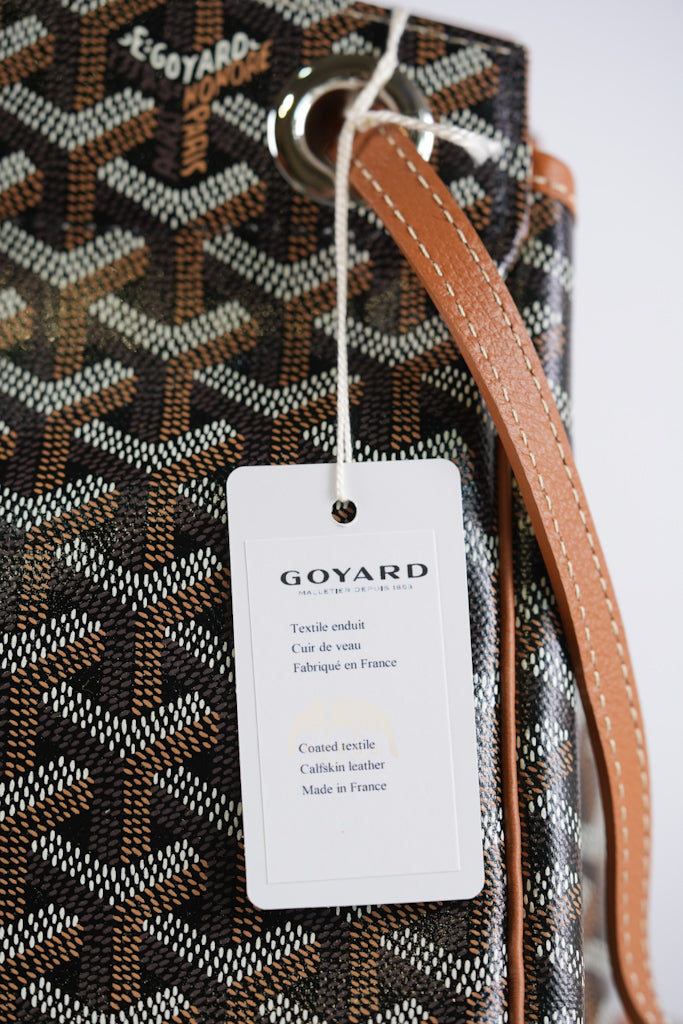 Sac Rouette Souple PM in Noir Et Naturel/Tan | Purse Maison Luxury Bags Shop