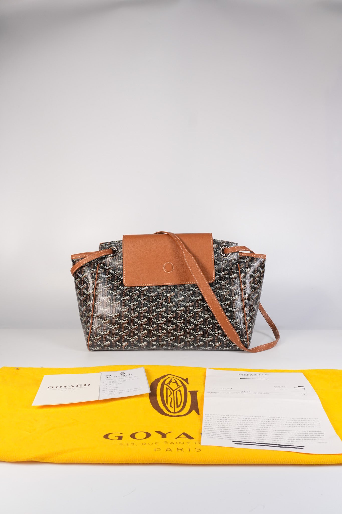 Sac Rouette Souple PM in Noir Et Naturel/Tan | Purse Maison Luxury Bags Shop