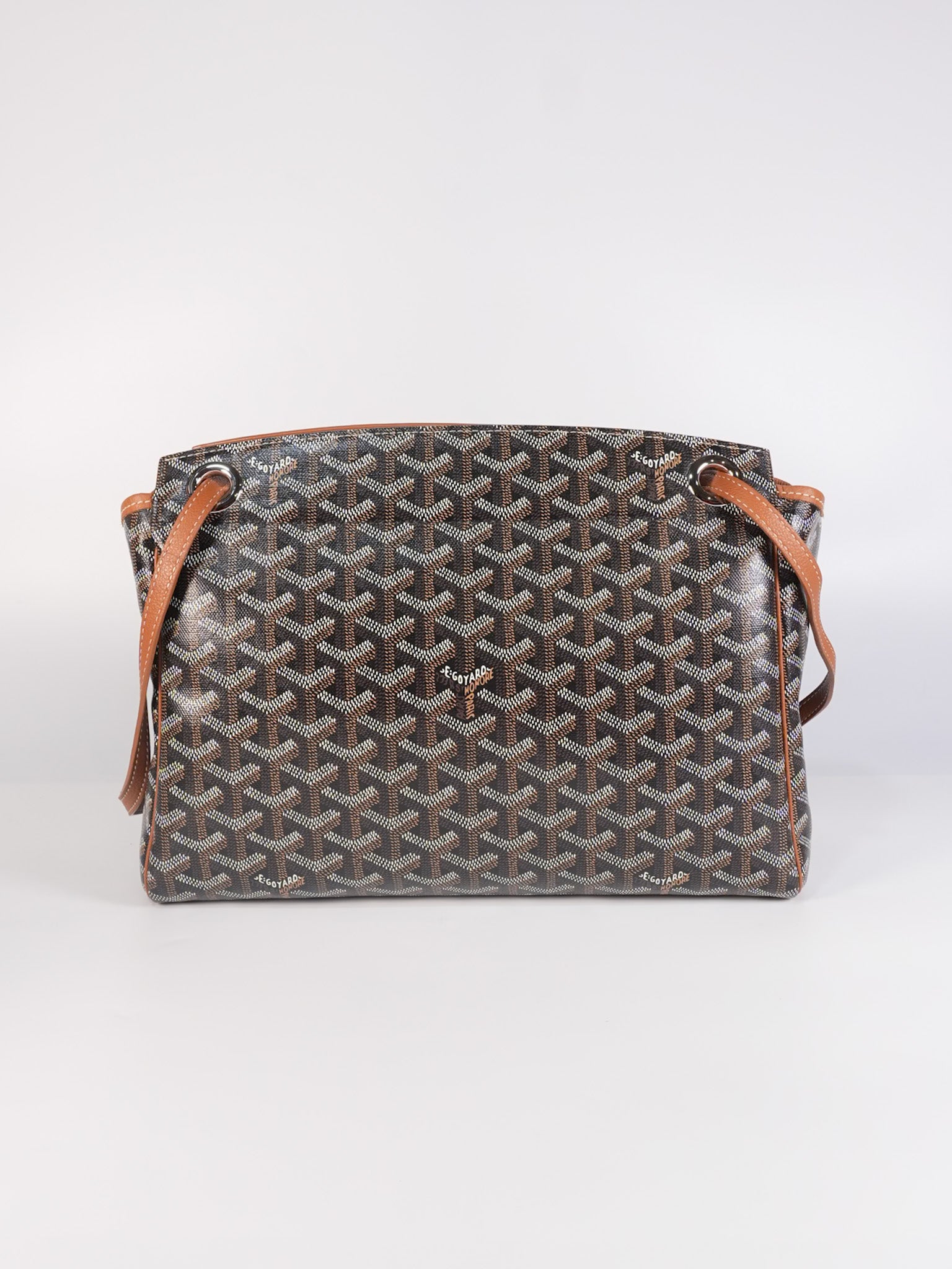 Sac Rouette Souple PM in Noir Et Naturel/Tan | Purse Maison Luxury Bags Shop