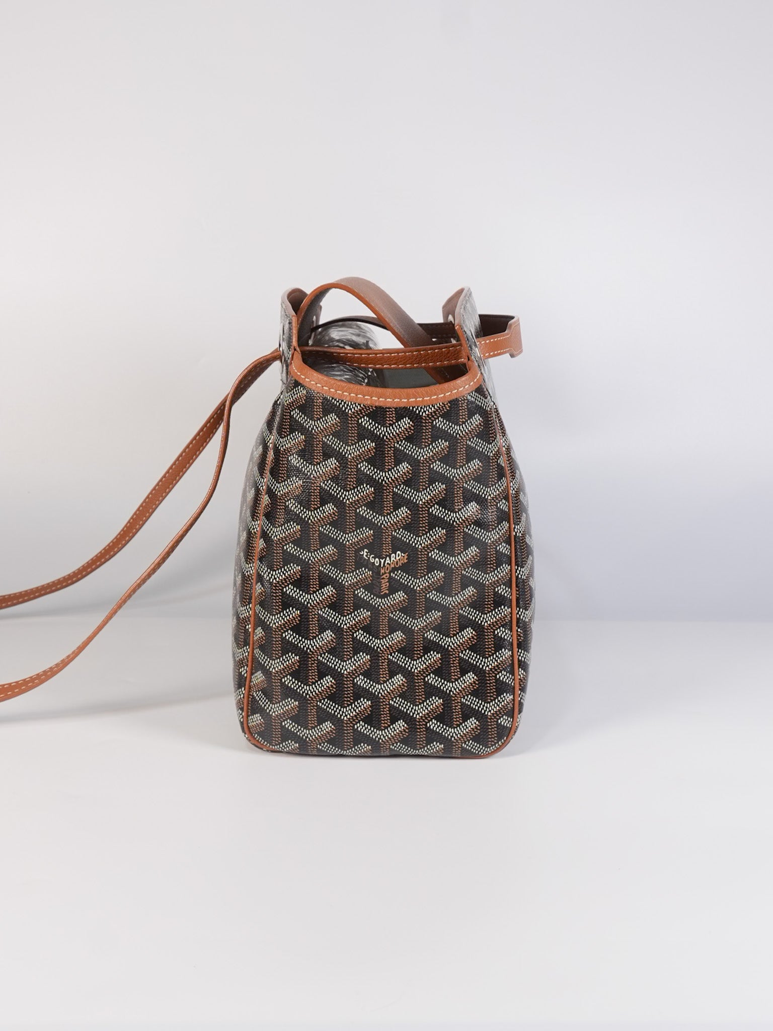 Sac Rouette Souple PM in Noir Et Naturel/Tan | Purse Maison Luxury Bags Shop