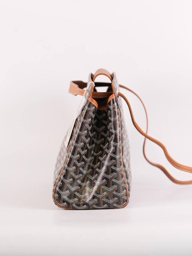 Sac Rouette Souple PM in Noir Et Naturel/Tan | Purse Maison Luxury Bags Shop