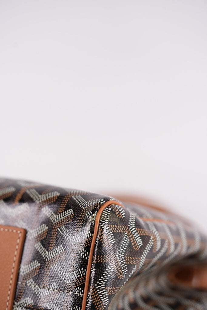 Sac Rouette Souple PM in Noir Et Naturel/Tan | Purse Maison Luxury Bags Shop