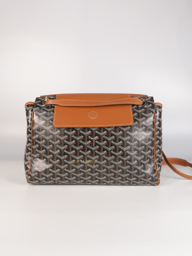 Sac Rouette Souple PM in Noir Et Naturel/Tan | Purse Maison Luxury Bags Shop