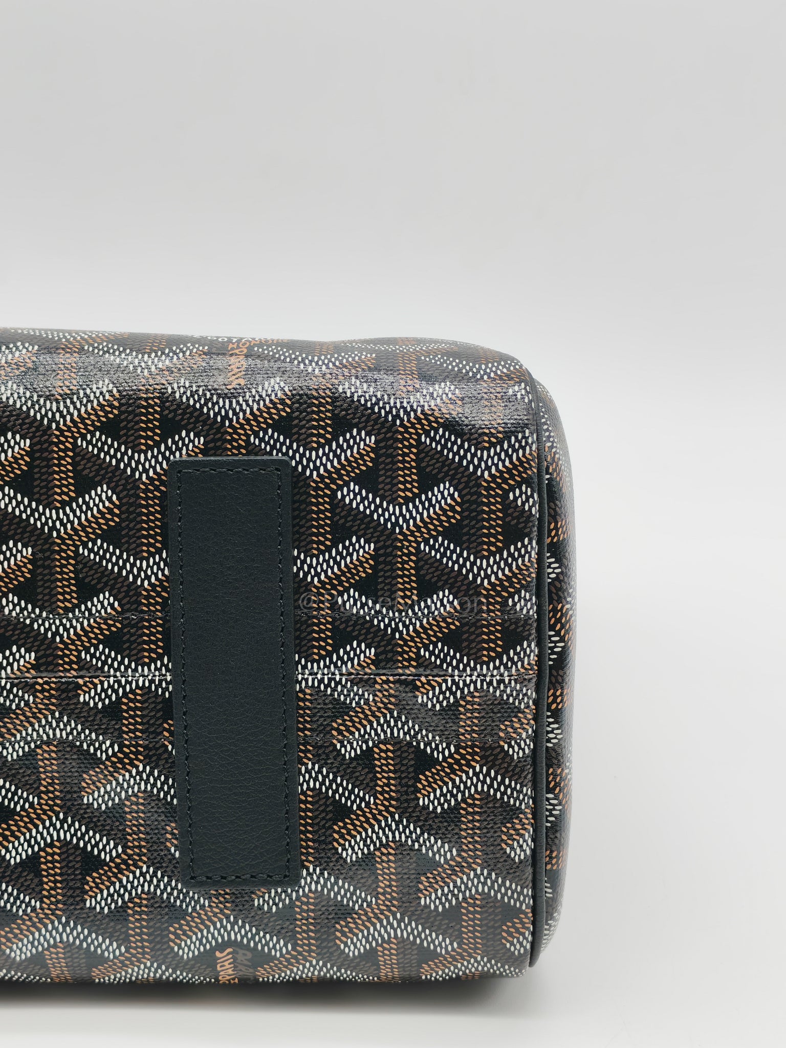 Sac Rouette Souple PM in Noir/Black Goyardine Canvas | Purse Maison Luxury Bags Shop