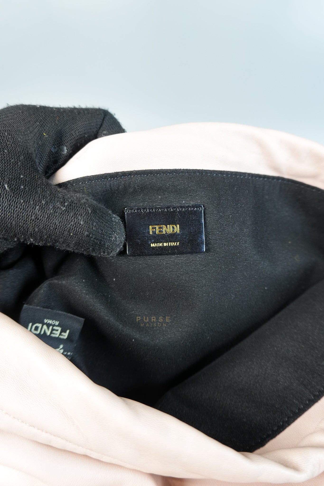 Saccheto Medium Nappa Soft Pink Drawstring Pochette Crossbody Bag | Purse Maison Luxury Bags Shop