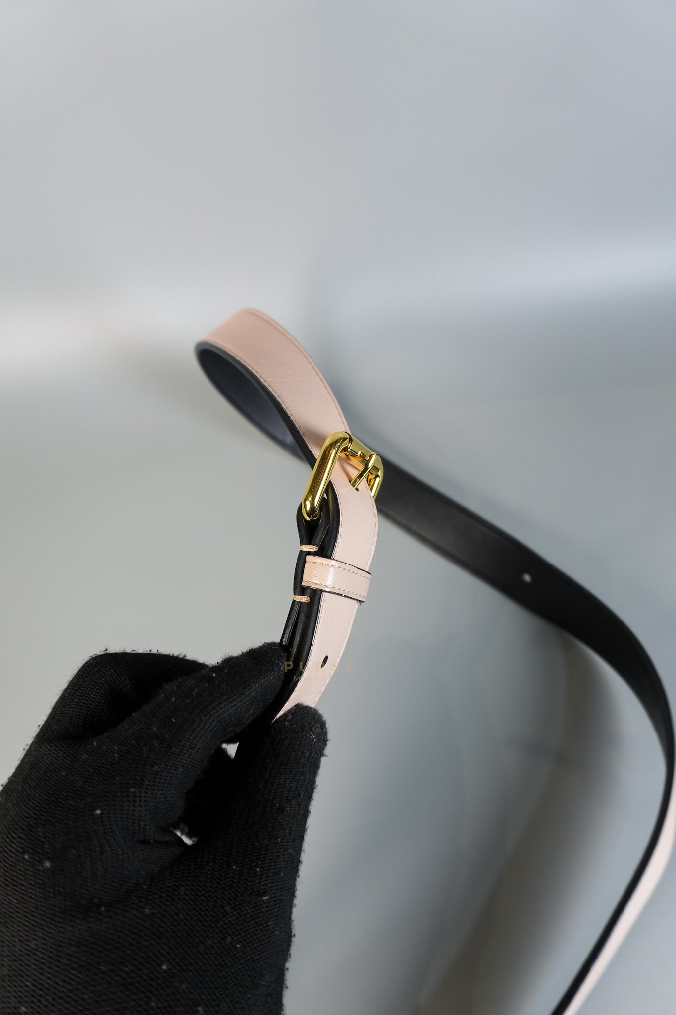 Saccheto Medium Nappa Soft Pink Drawstring Pochette Crossbody Bag | Purse Maison Luxury Bags Shop