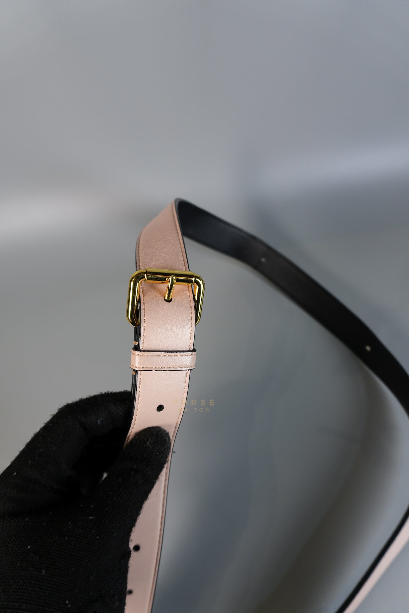 Saccheto Medium Nappa Soft Pink Drawstring Pochette Crossbody Bag | Purse Maison Luxury Bags Shop