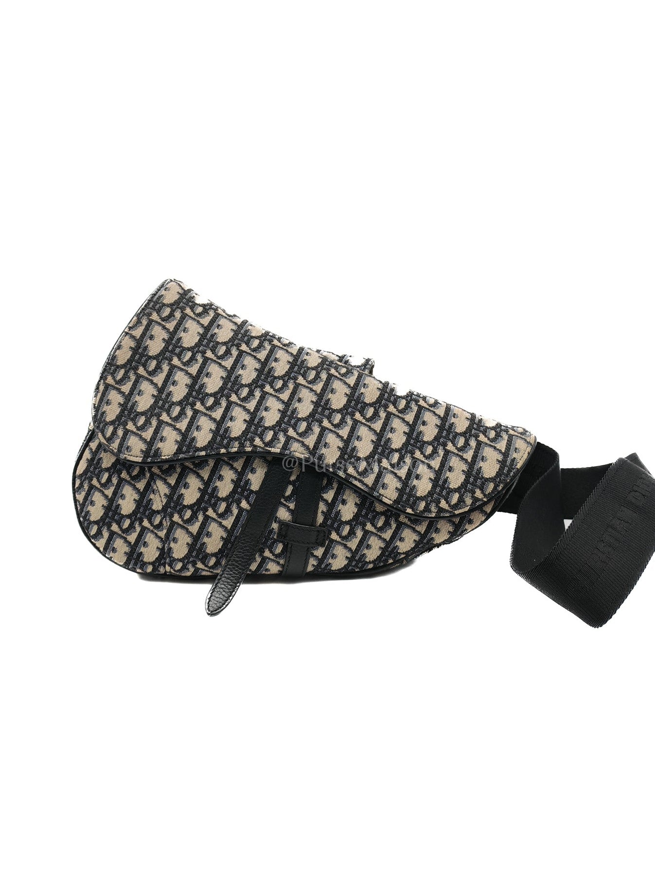 Saddle Chest Bag in Oblique Jacquard Canvas | Purse Maison Luxury Bags Shop