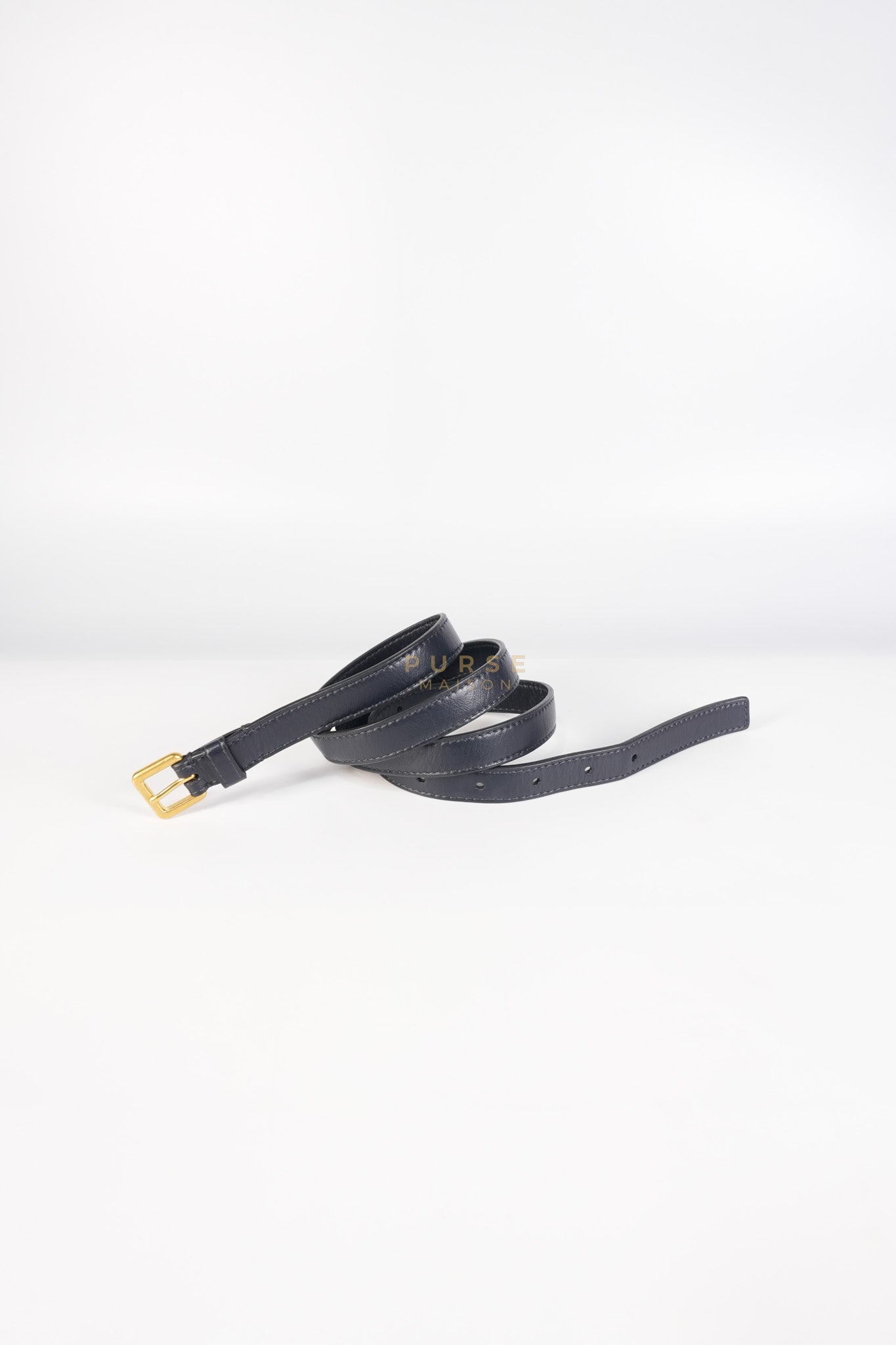 Saddle in Blue Oblique Jacquard Belt Bag | Purse Maison Luxury Bags Shop