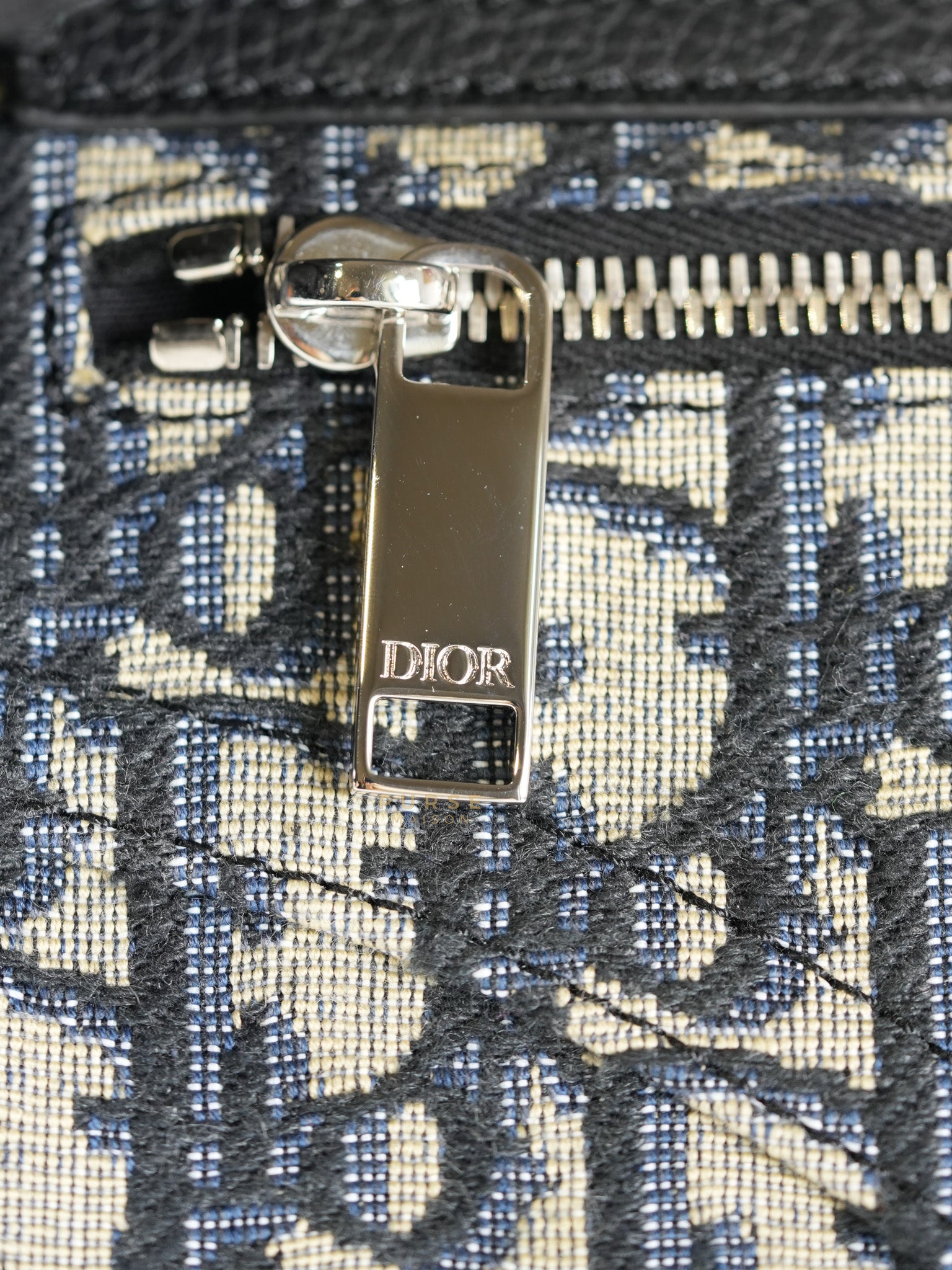 Saddle Messenger Bag Oblique Jacquard Canvas | Purse Maison Luxury Bags Shop