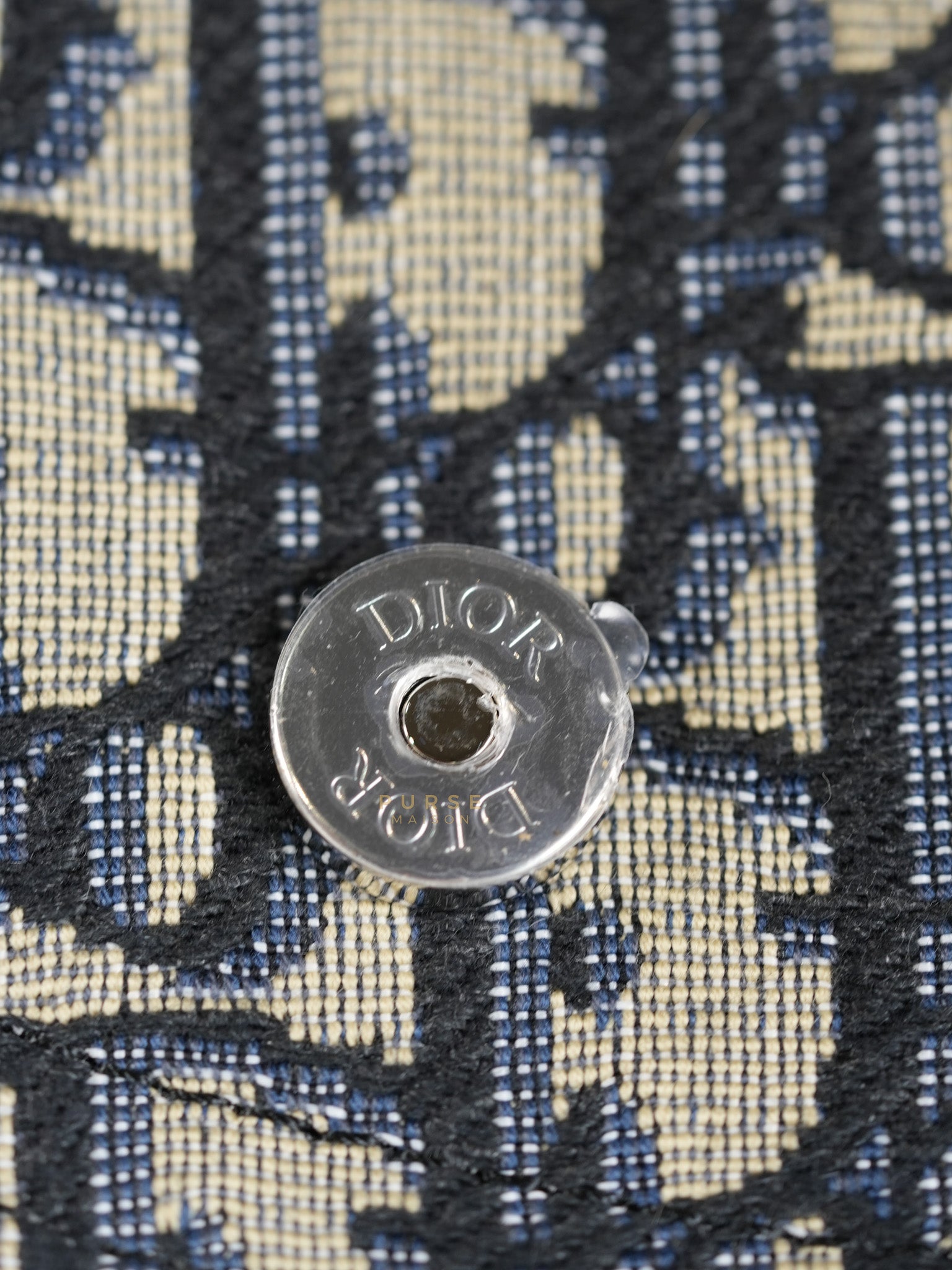 Saddle Messenger Bag Oblique Jacquard Canvas | Purse Maison Luxury Bags Shop