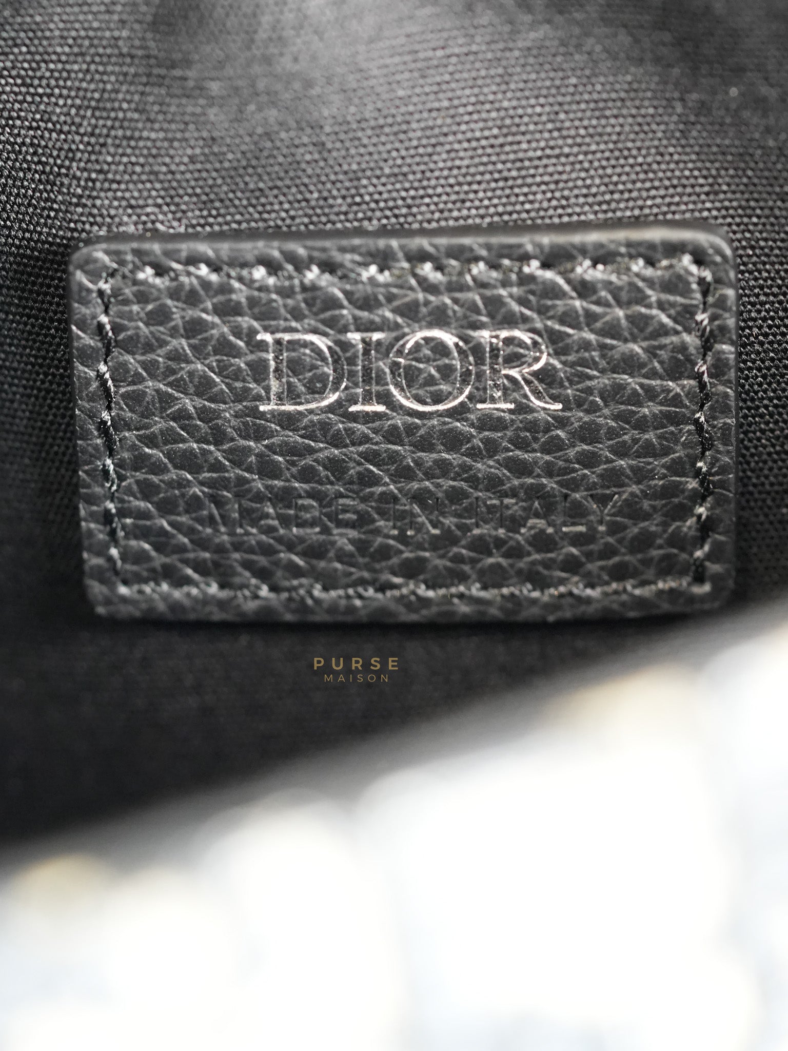 Saddle Messenger Bag Oblique Jacquard Canvas | Purse Maison Luxury Bags Shop