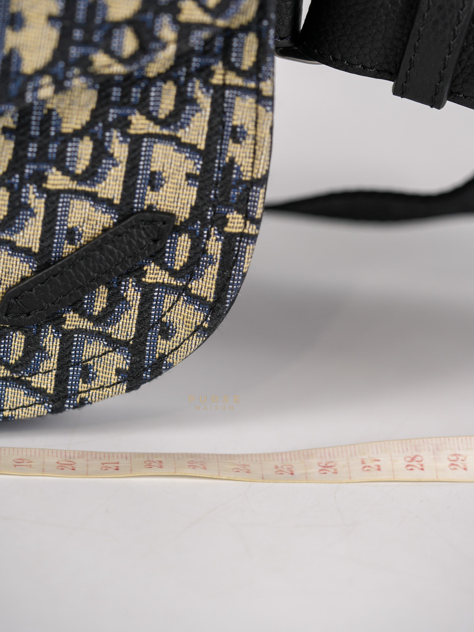 Saddle Messenger Bag Oblique Jacquard Canvas | Purse Maison Luxury Bags Shop