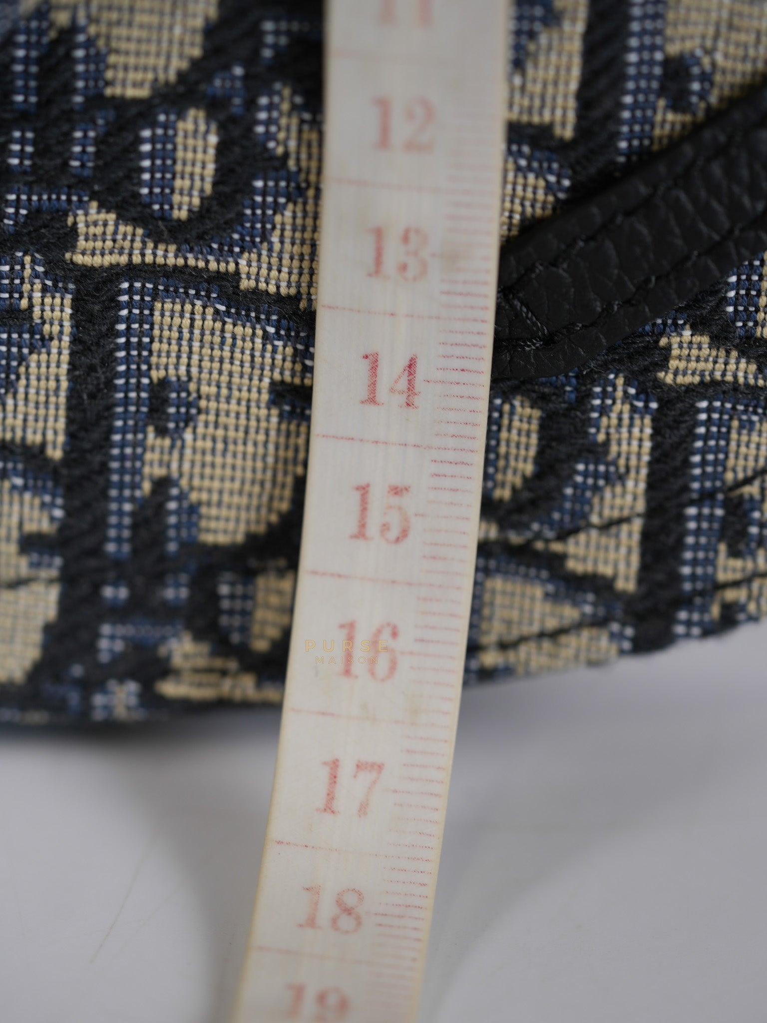 Saddle Messenger Bag Oblique Jacquard Canvas | Purse Maison Luxury Bags Shop