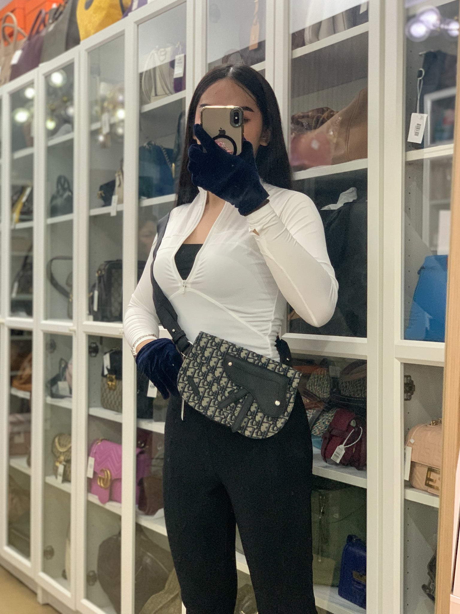 Saddle Messenger Bag Oblique Jacquard Canvas | Purse Maison Luxury Bags Shop