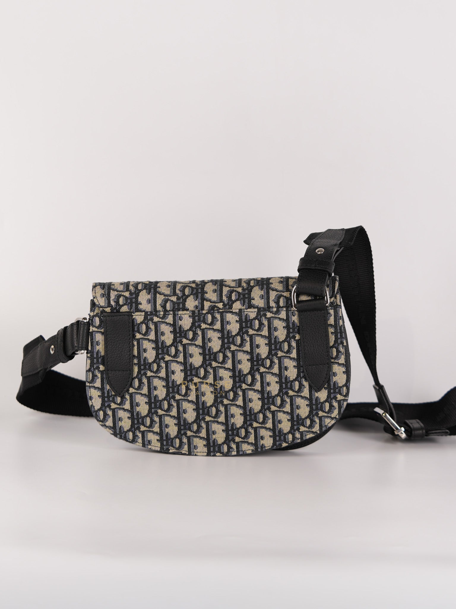 Saddle Messenger Bag Oblique Jacquard Canvas | Purse Maison Luxury Bags Shop