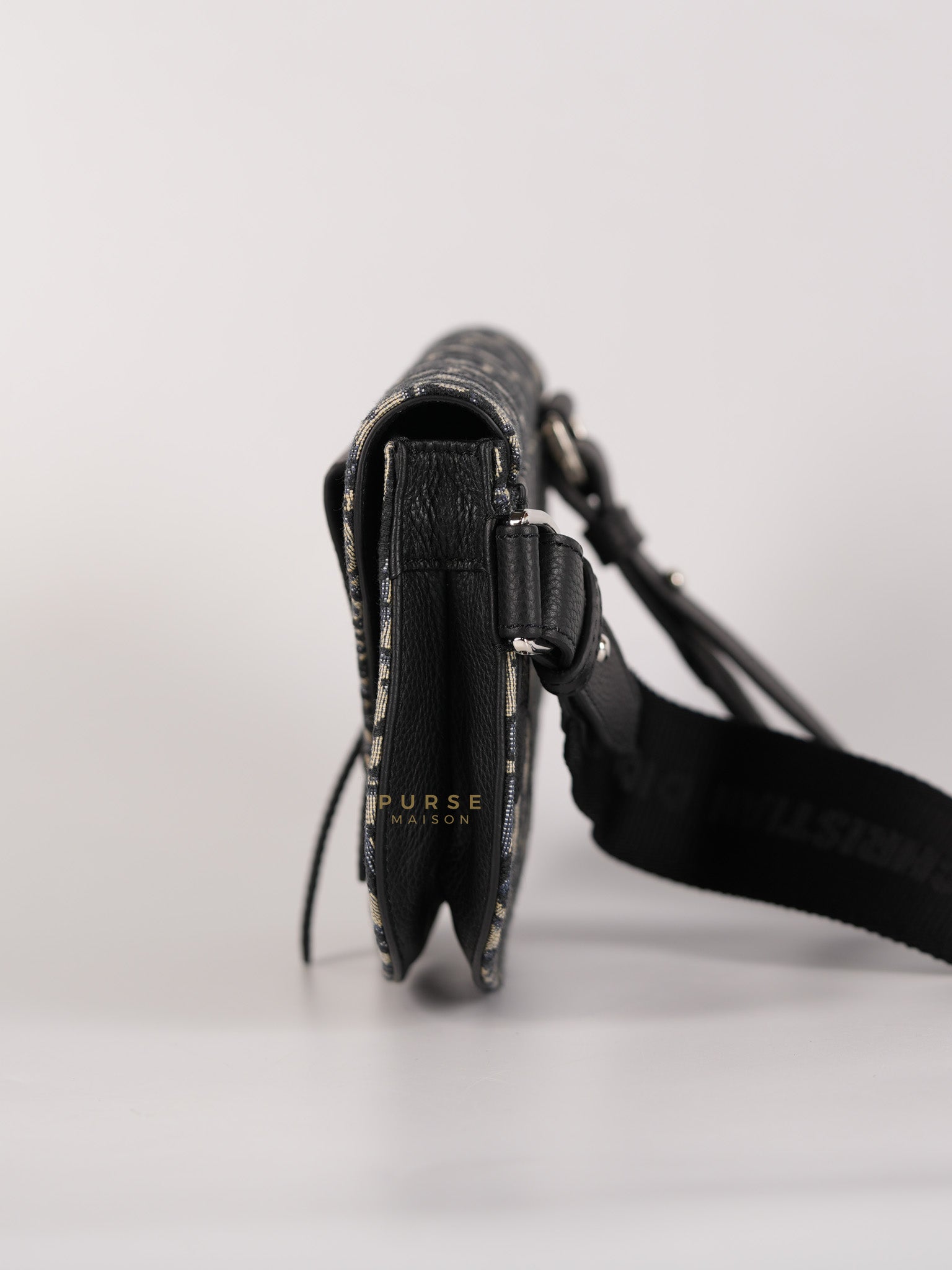 Saddle Messenger Bag Oblique Jacquard Canvas | Purse Maison Luxury Bags Shop