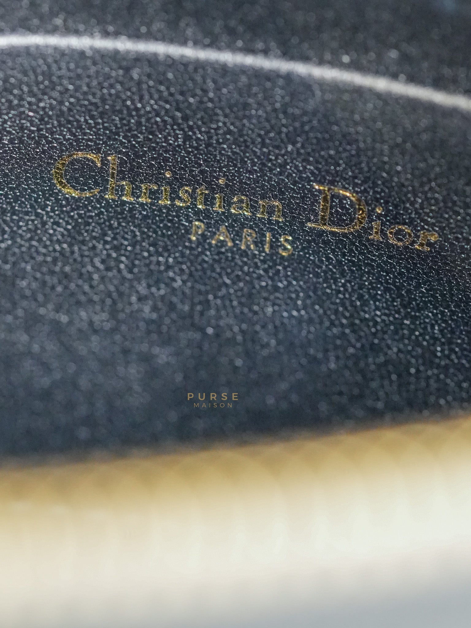 Saddle Rodeo Pouch in Black Goatskin Leathers | Purse Maison Luxury Bags Shop