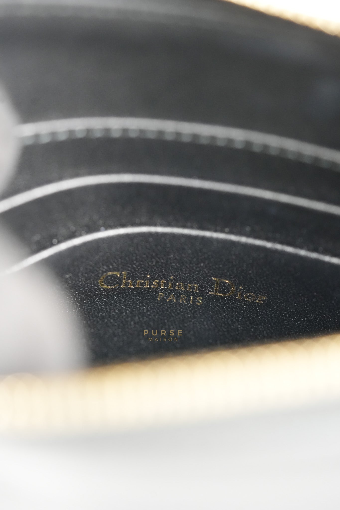 Saddle Rodeo Pouch in Black Goatskin Leathers | Purse Maison Luxury Bags Shop