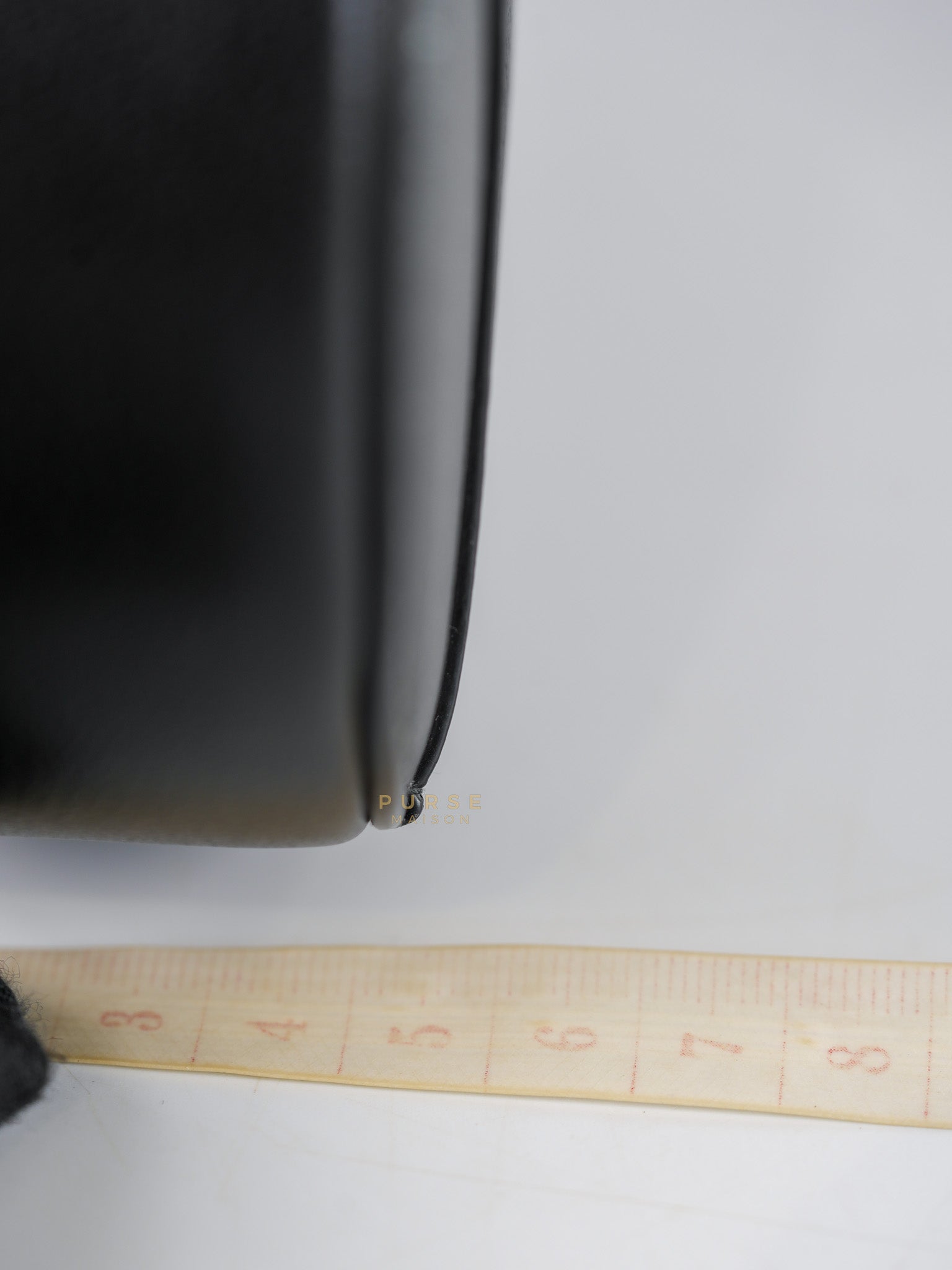 Saddle Rodeo Pouch in Black Goatskin Leathers | Purse Maison Luxury Bags Shop