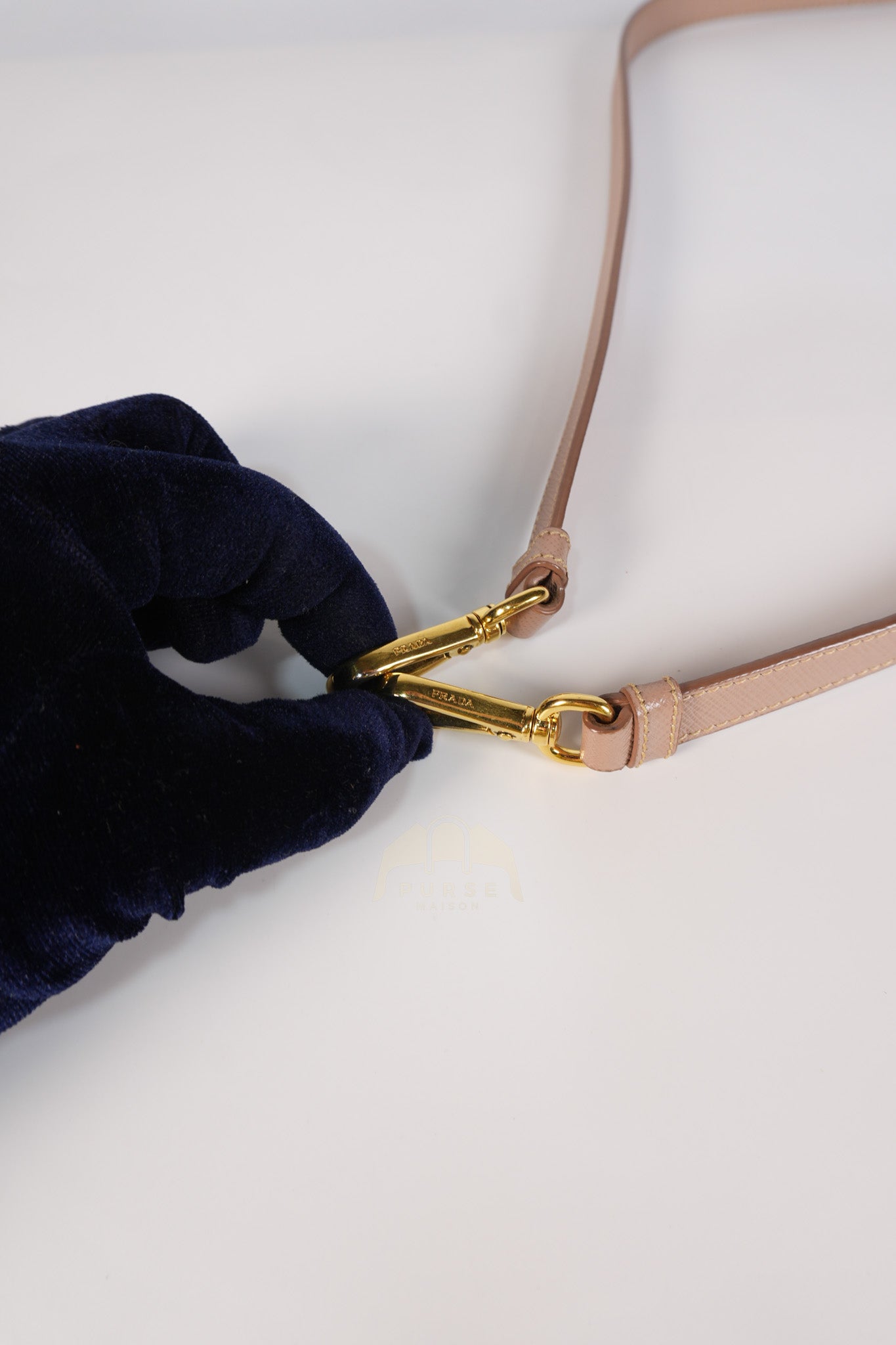 Saffiano Galleria Small Double Zip Satchel in Dusty Rose | Purse Maison Luxury Bags Shop