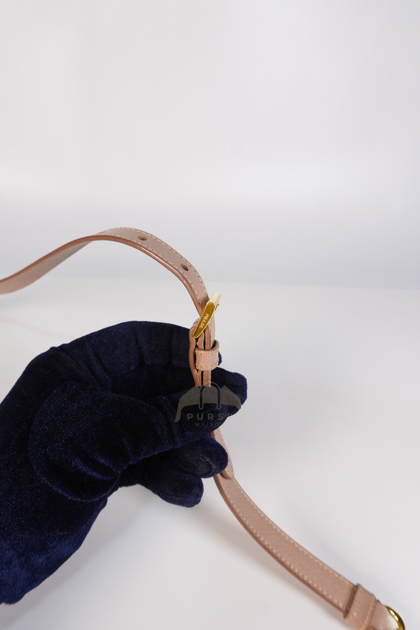 Saffiano Galleria Small Double Zip Satchel in Dusty Rose | Purse Maison Luxury Bags Shop