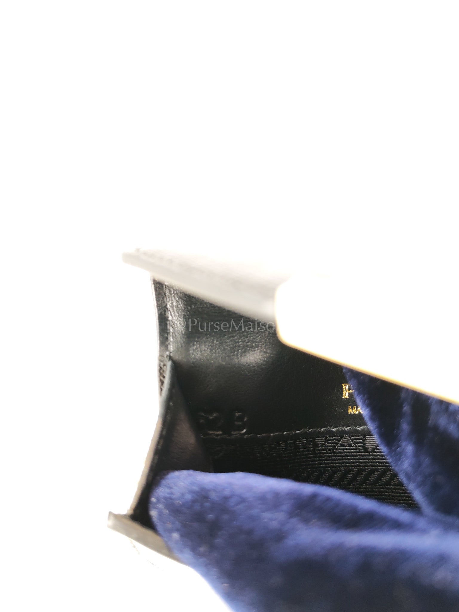 Saffiano Leather in Black Phone Carrier | Purse Maison Luxury Bags Shop