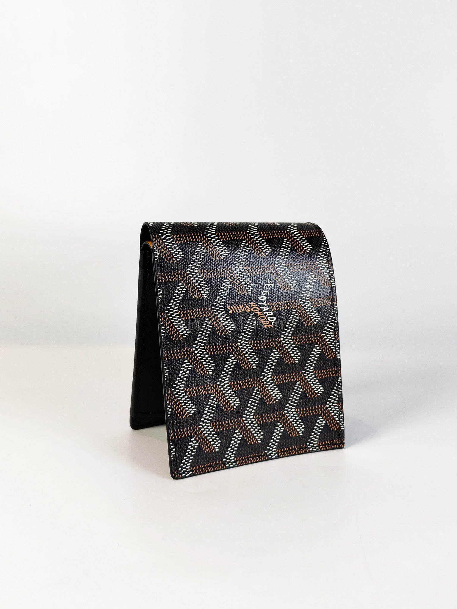 Saint Florentin Wallet in Noir/Black Goyardine Canvas | Purse Maison Luxury Bags Shop