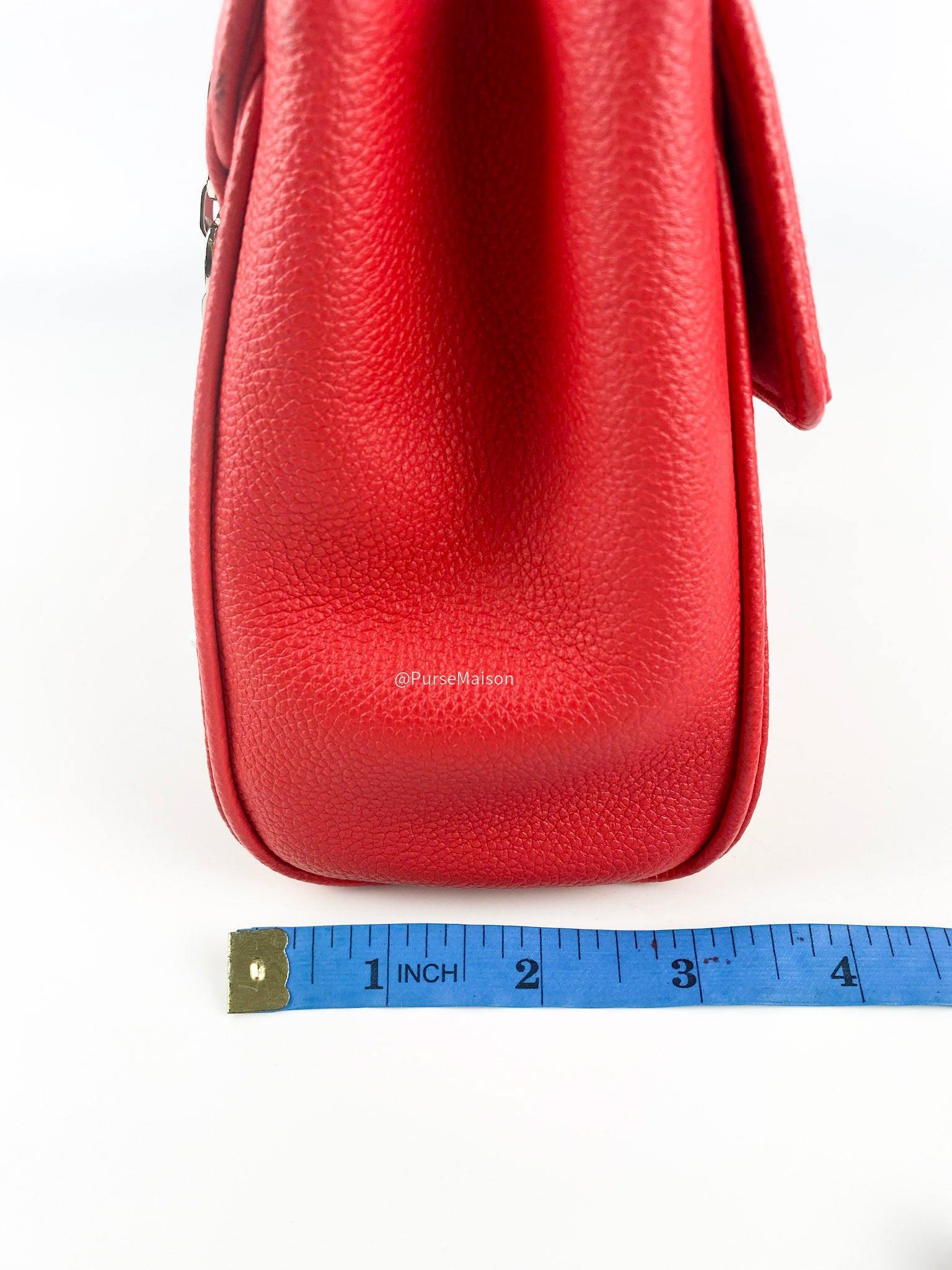 Louis Vuitton Saint Germain PM in Red Monogram Empreinte Leather (Date Code: TR0156)