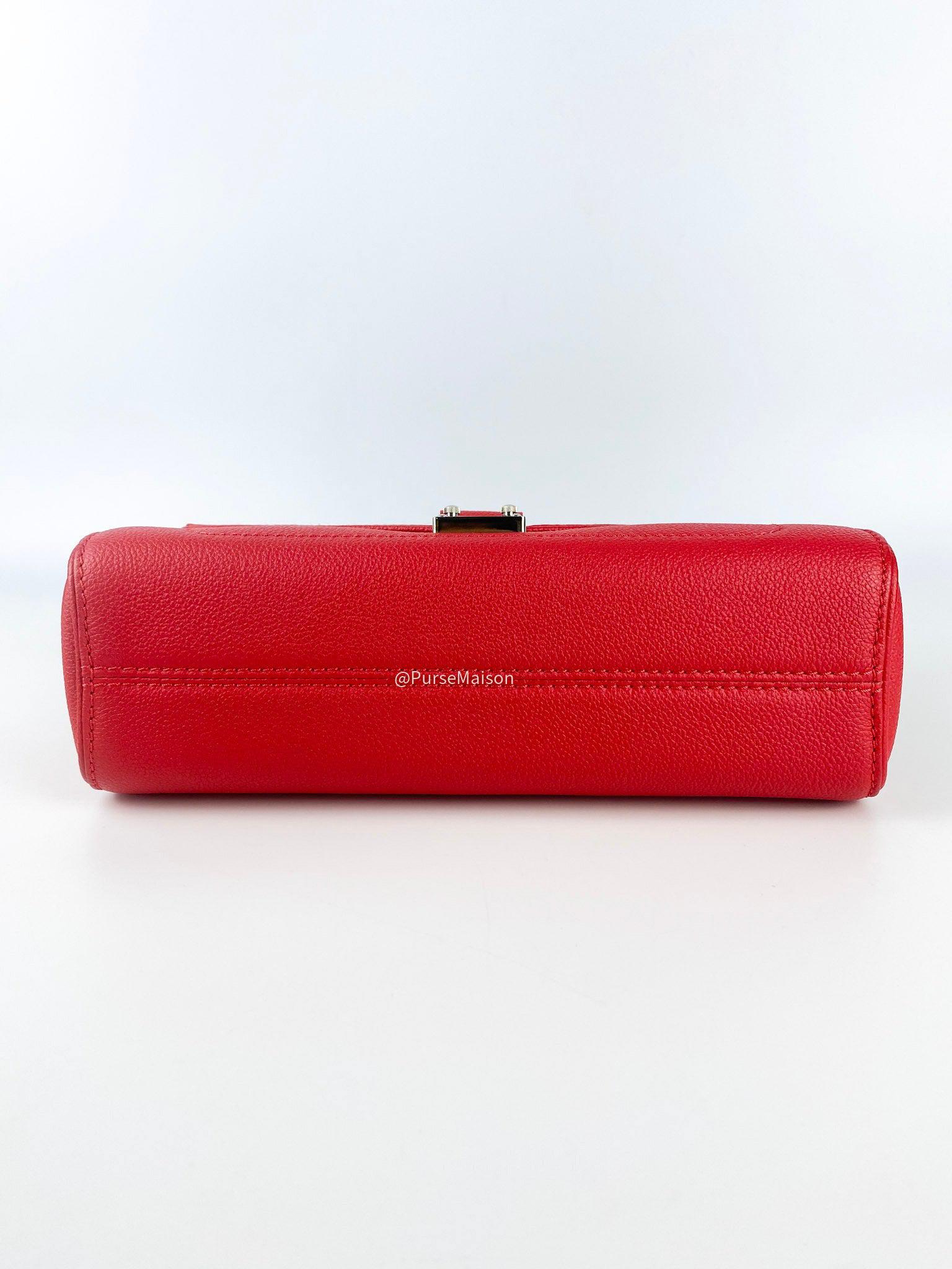 Louis Vuitton Saint Germain PM in Red Monogram Empreinte Leather (Date Code: TR0156)