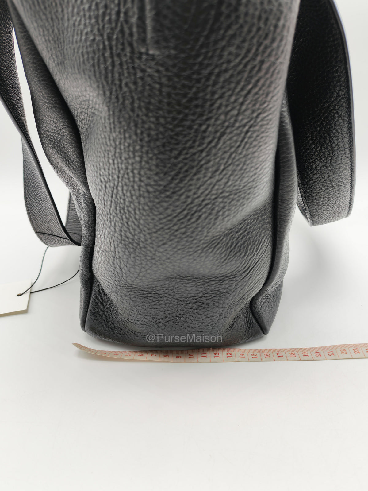 Saint Laurent Le 5a7 Bea Tote Bag in Black Grained Leather Tote Bag | Purse Maison Luxury Bags Shop