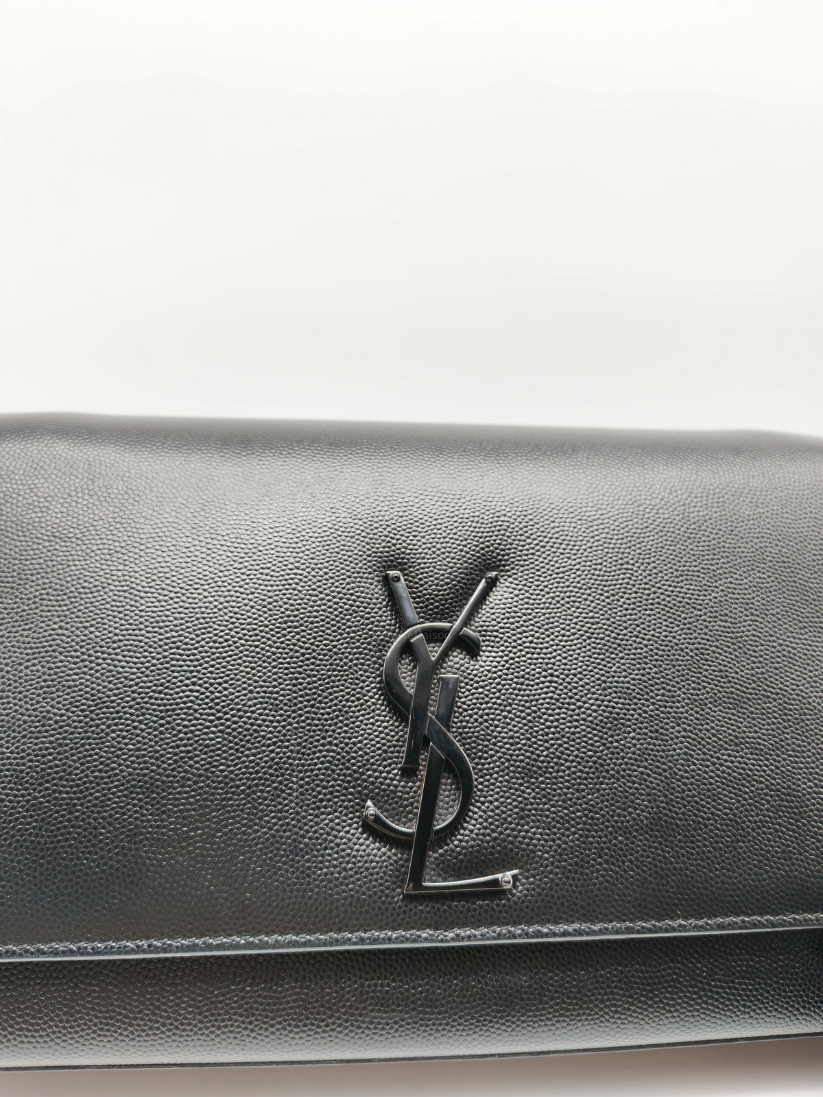 Saint Laurent Medium Kate Crossbody Bag in Black so Black Hardware | Purse Maison Luxury Bags Shop
