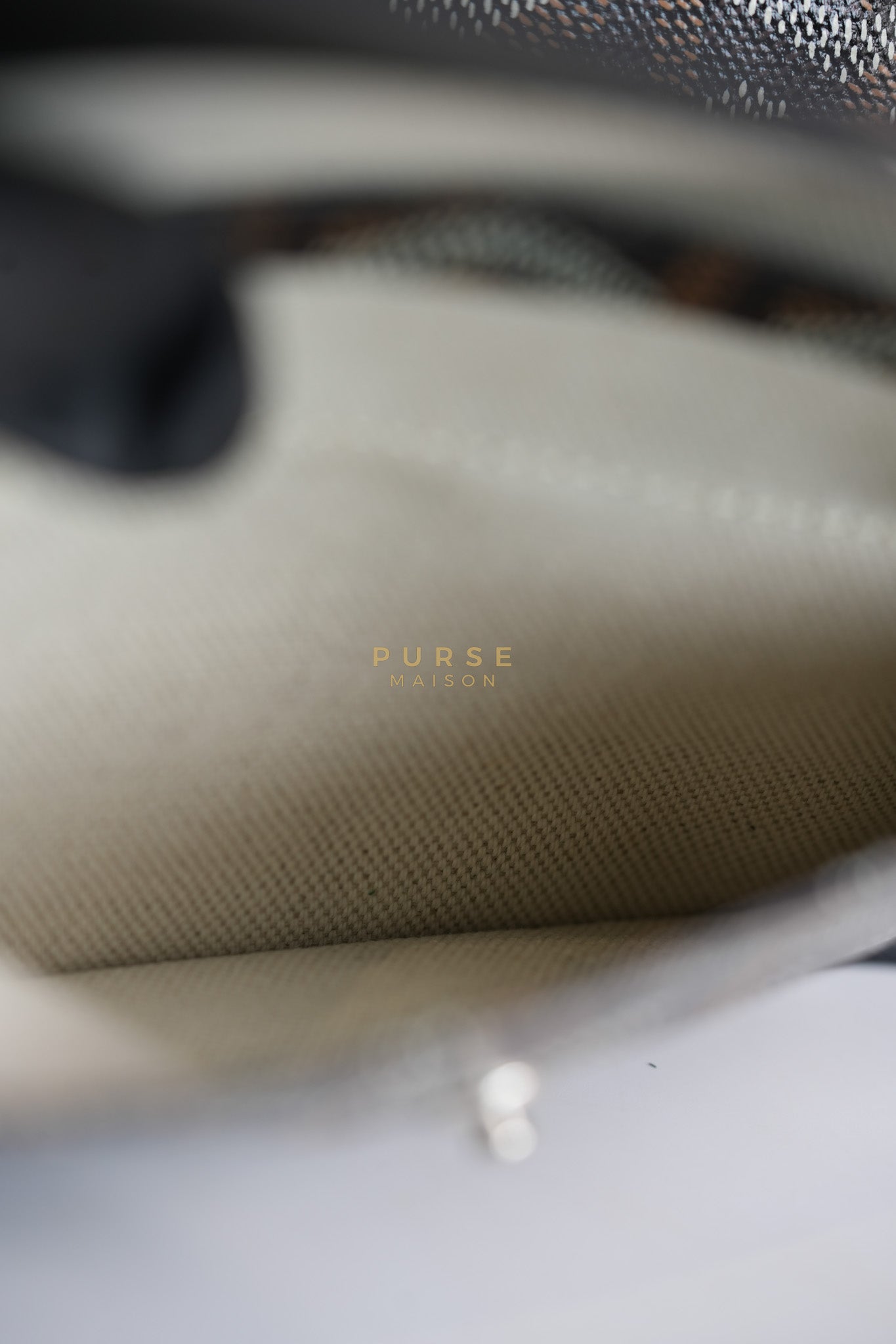 Saint Louis PM in Noir Goyardine Canvas | Purse Maison Luxury Bags Shop