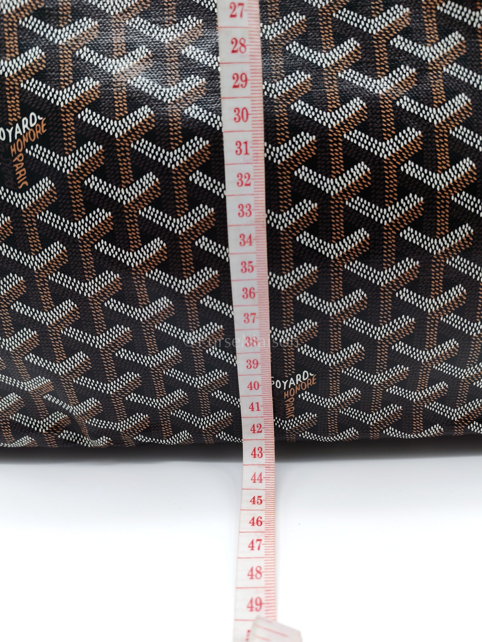 Saint Louis PM Black with Croc Universel Clip Charm in Goyardine Canvas Tote Bag | Purse Maison Luxury Bags Shop