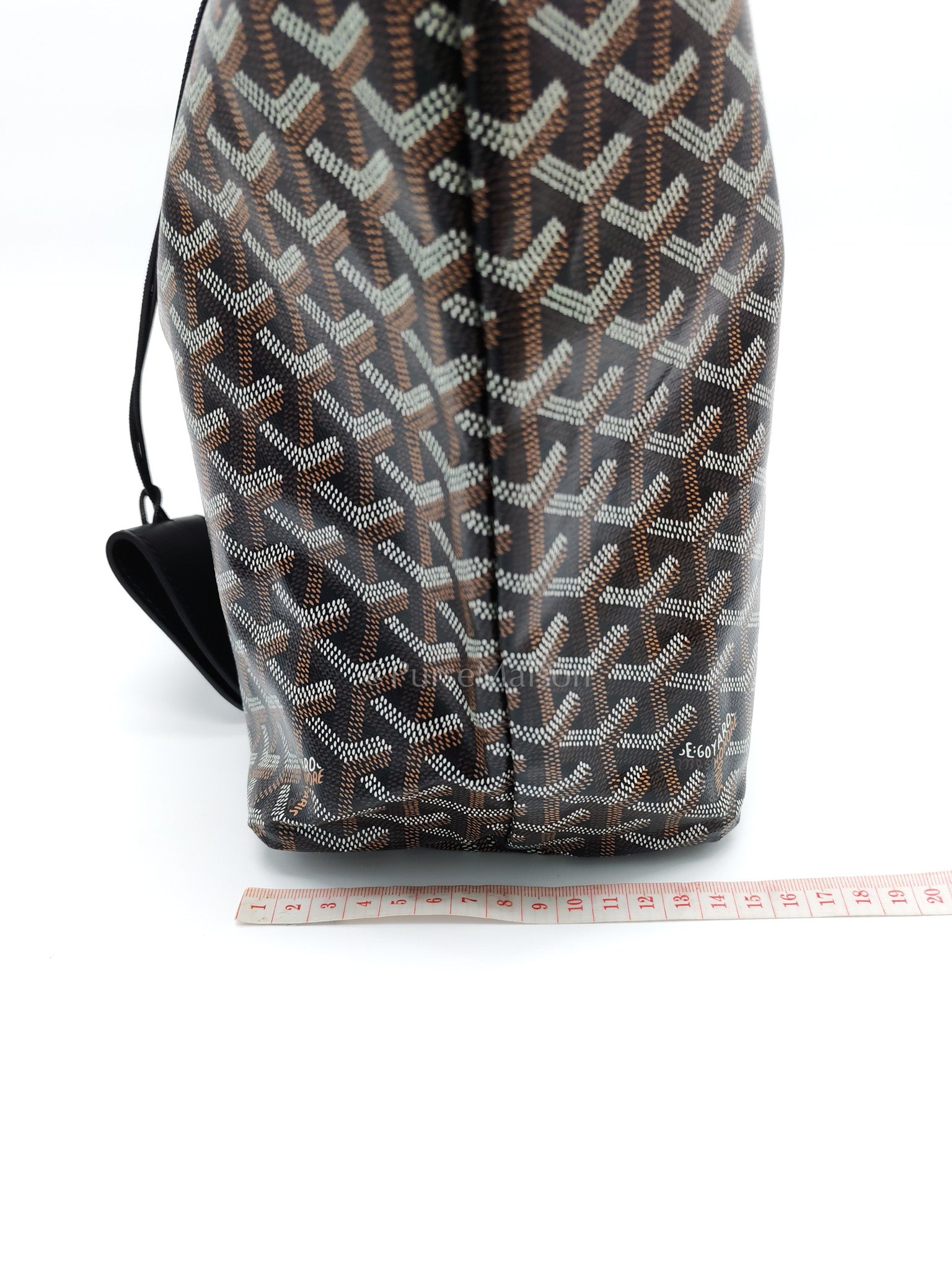 Saint Louis PM Black with Croc Universel Clip Charm in Goyardine Canvas Tote Bag | Purse Maison Luxury Bags Shop