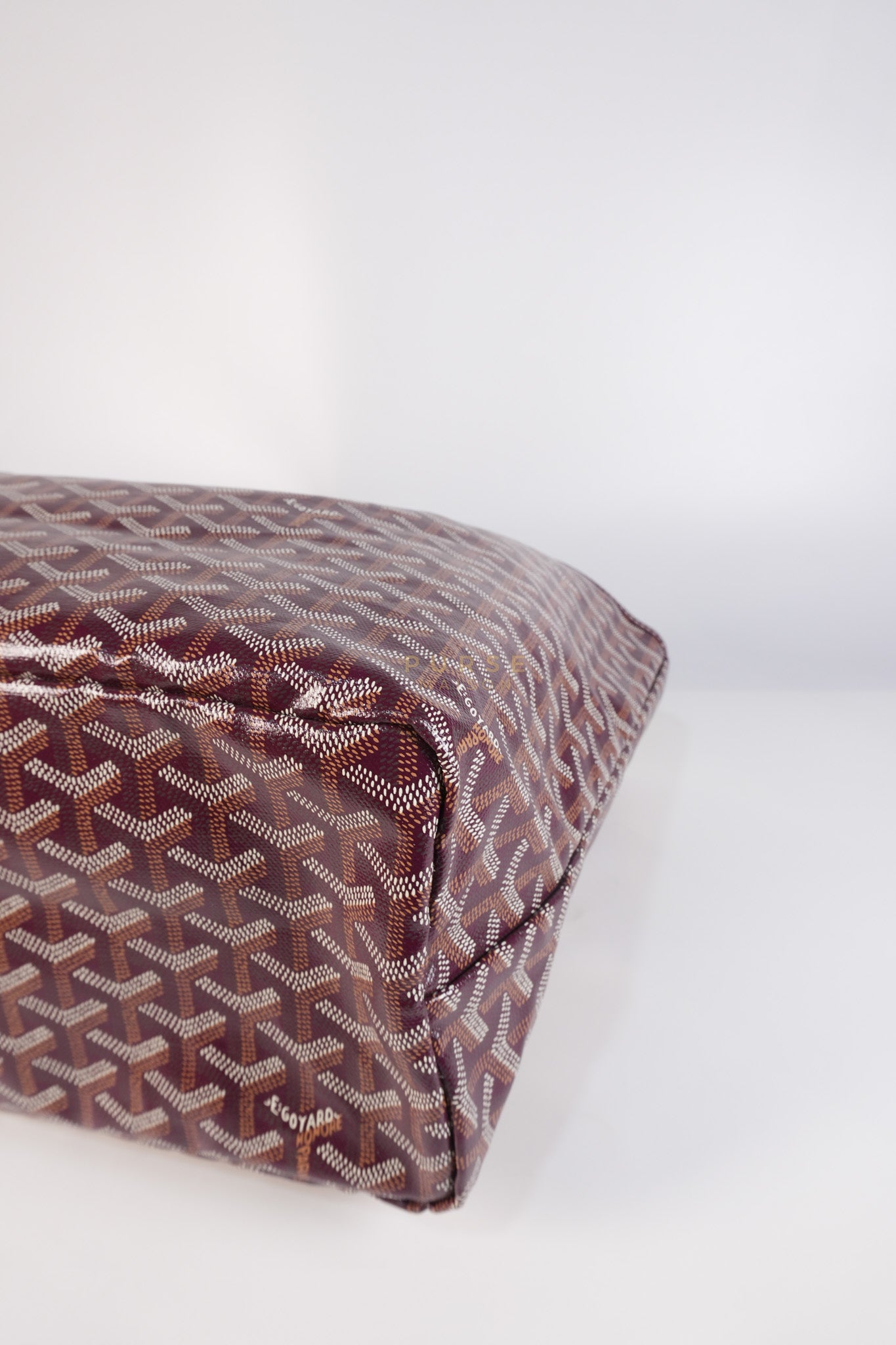 Saint Louis PM Bordeaux (Burgundy) in Goyardine Canvas | Purse Maison Luxury Bags Shop