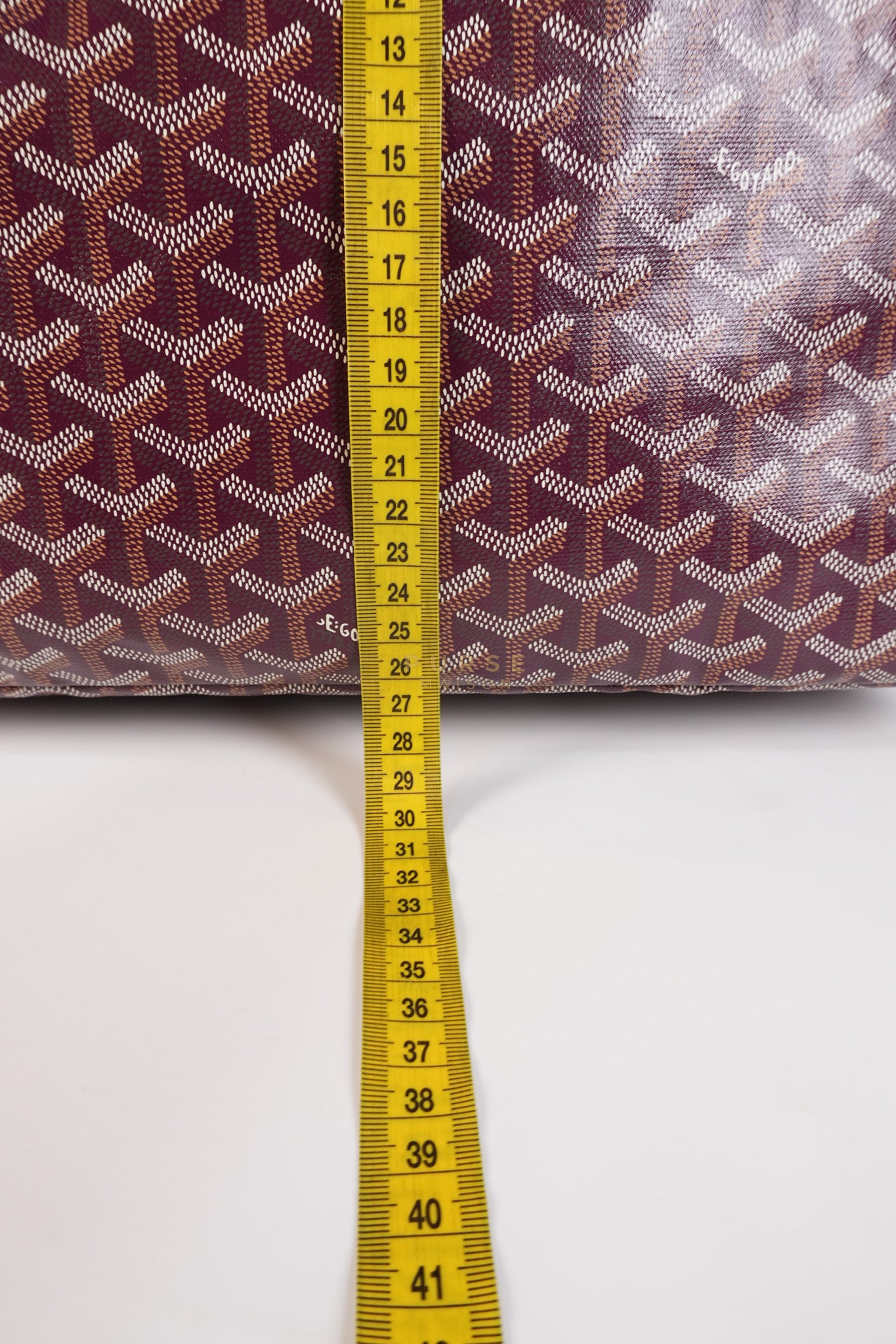 Saint Louis PM Bordeaux (Burgundy) in Goyardine Canvas | Purse Maison Luxury Bags Shop