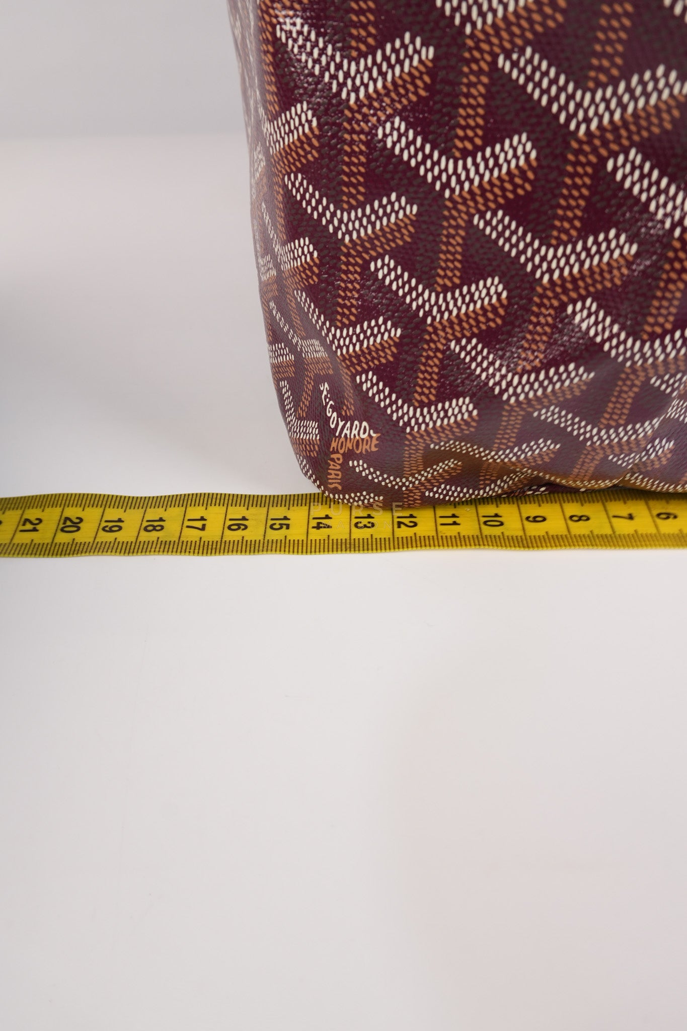 Saint Louis PM Bordeaux (Burgundy) in Goyardine Canvas | Purse Maison Luxury Bags Shop