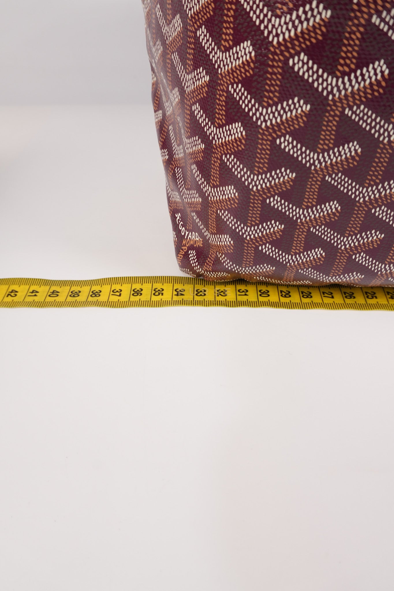 Saint Louis PM Bordeaux (Burgundy) in Goyardine Canvas | Purse Maison Luxury Bags Shop