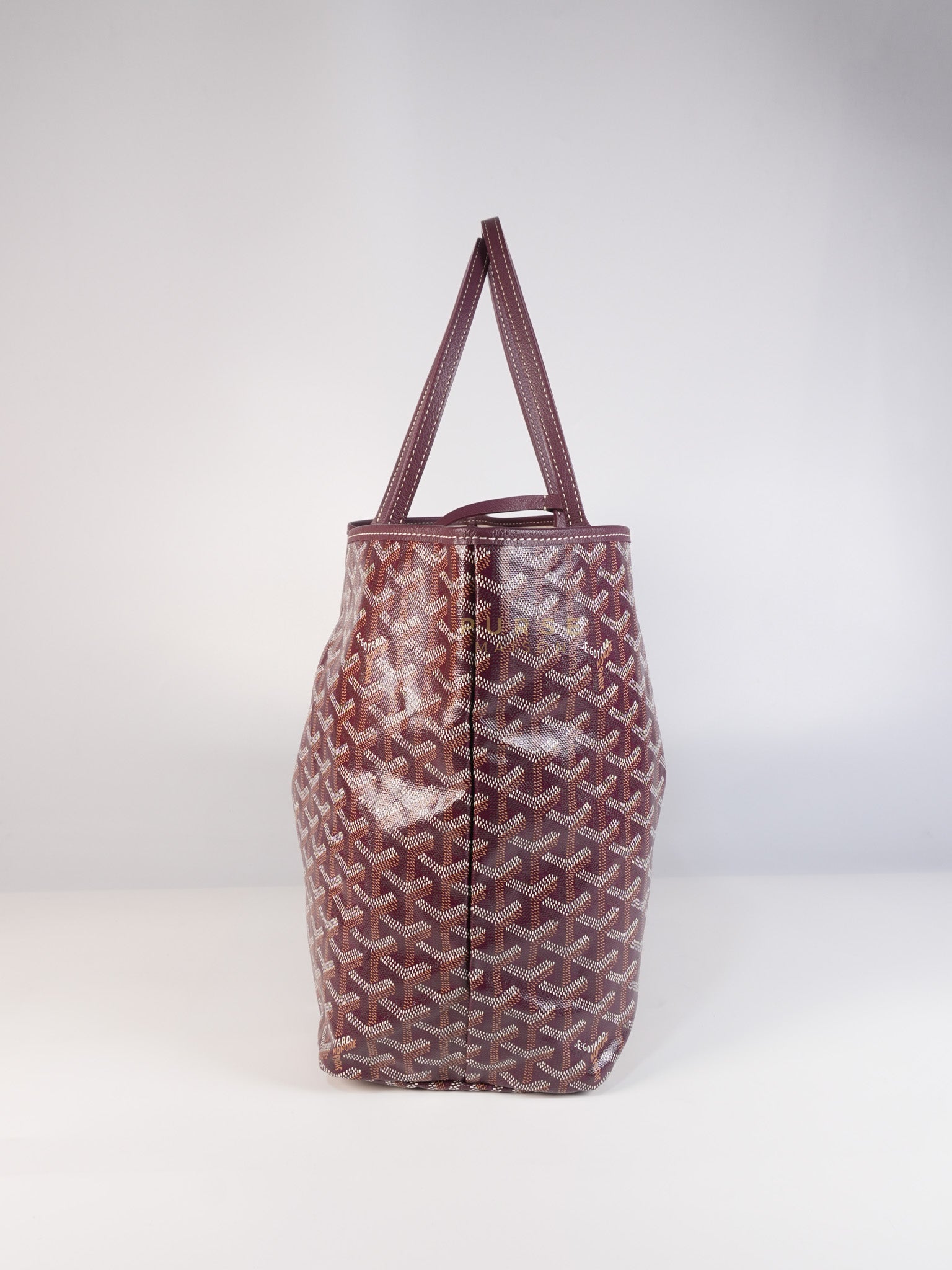 Saint Louis PM Bordeaux (Burgundy) in Goyardine Canvas | Purse Maison Luxury Bags Shop