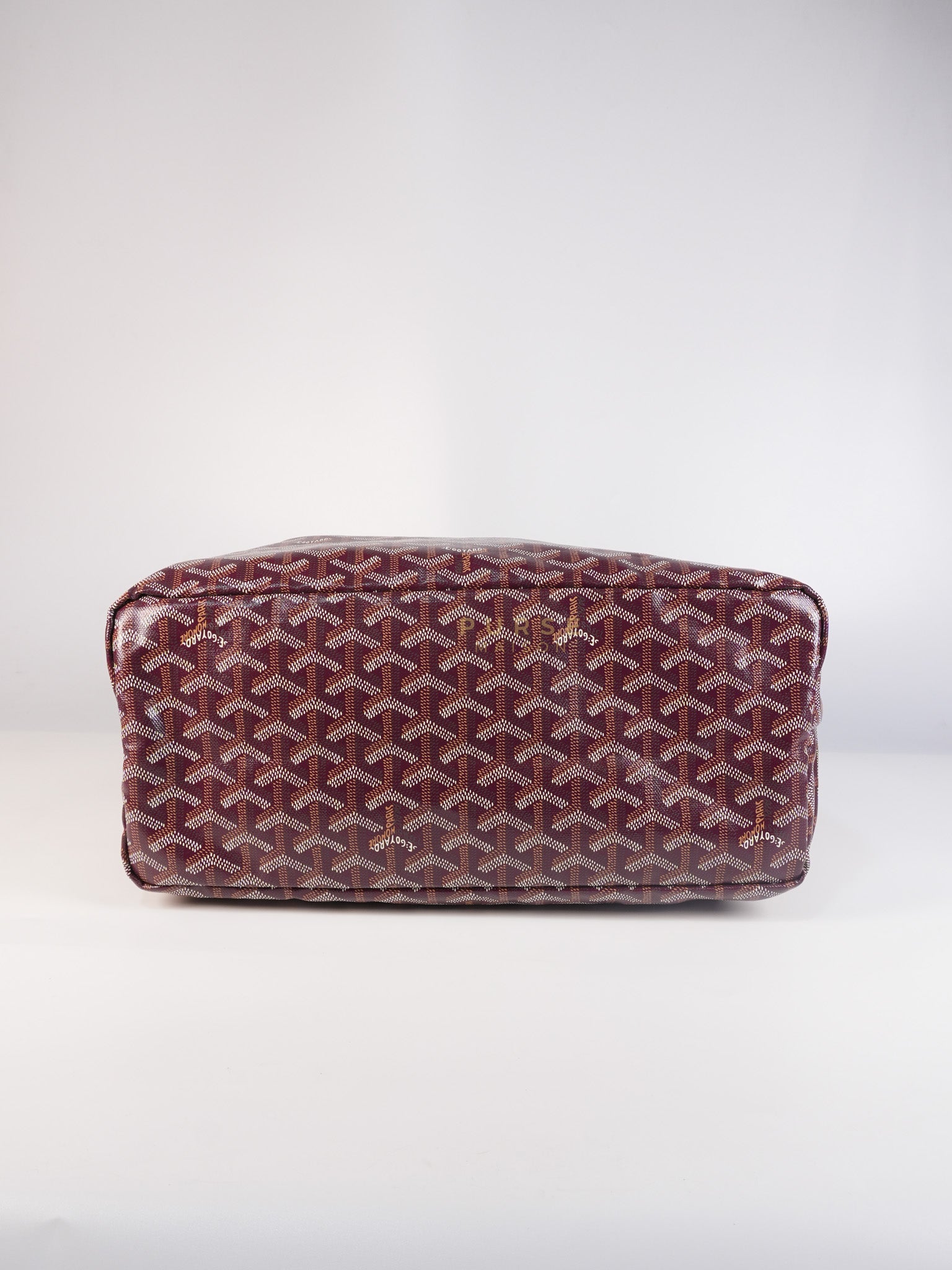 Saint Louis PM Bordeaux (Burgundy) in Goyardine Canvas | Purse Maison Luxury Bags Shop
