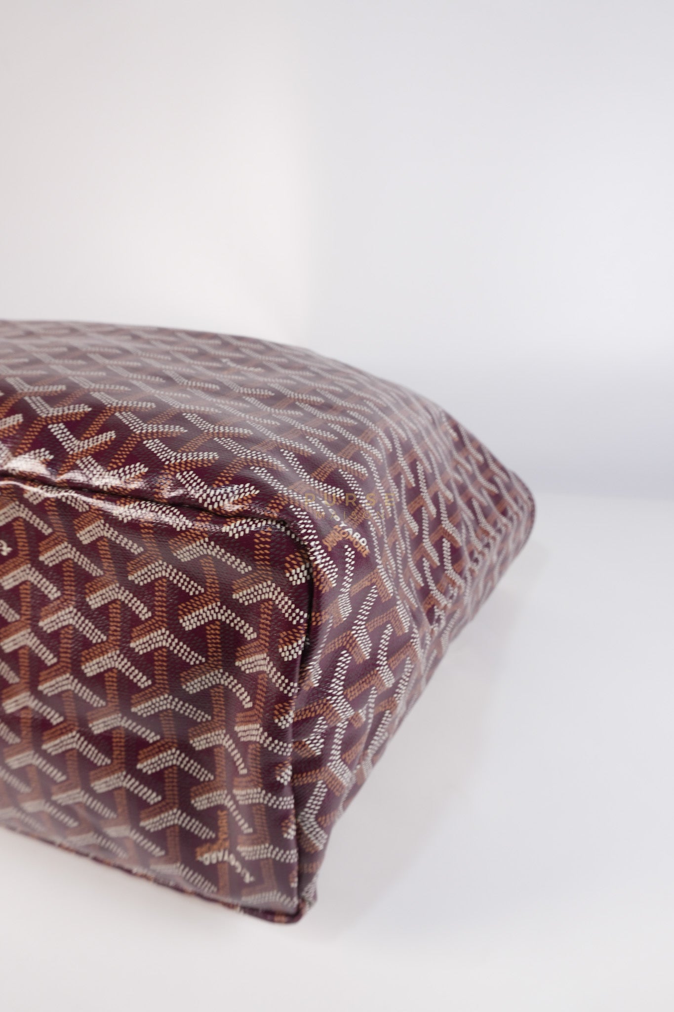 Saint Louis PM Bordeaux (Burgundy) in Goyardine Canvas | Purse Maison Luxury Bags Shop