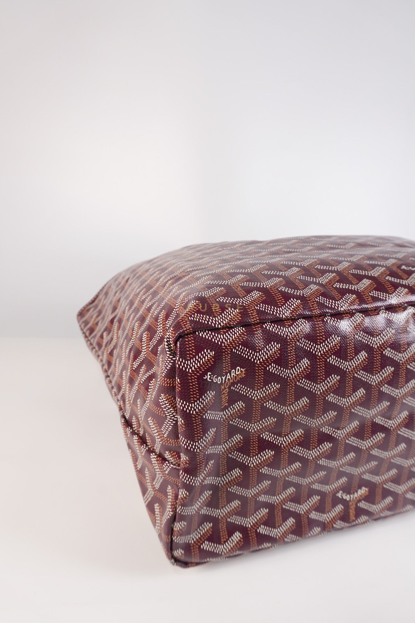 Saint Louis PM Bordeaux (Burgundy) in Goyardine Canvas | Purse Maison Luxury Bags Shop