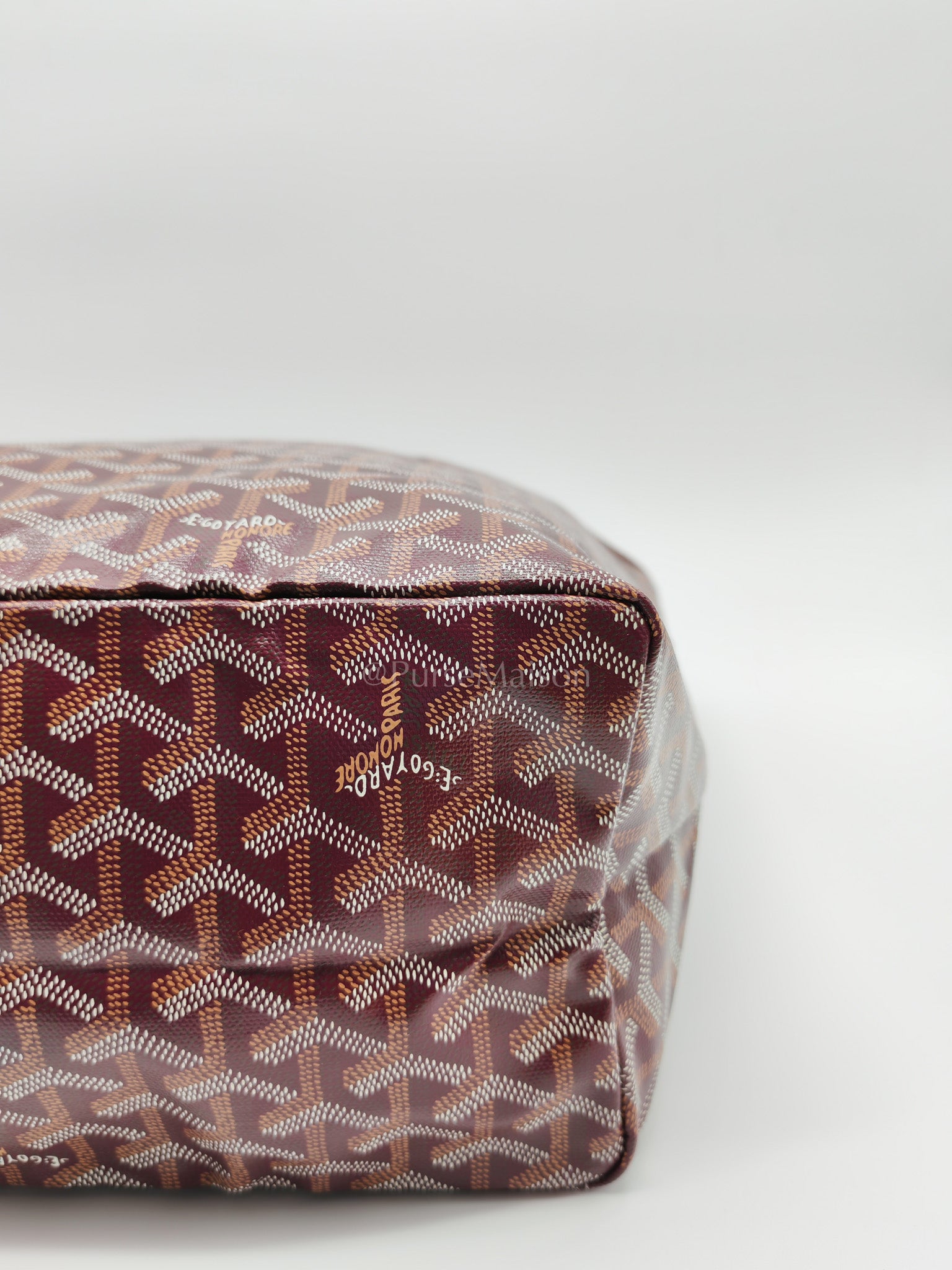 Saint Louis PM Bordeaux in Goyardine Canvas | Purse Maison Luxury Bags Shop