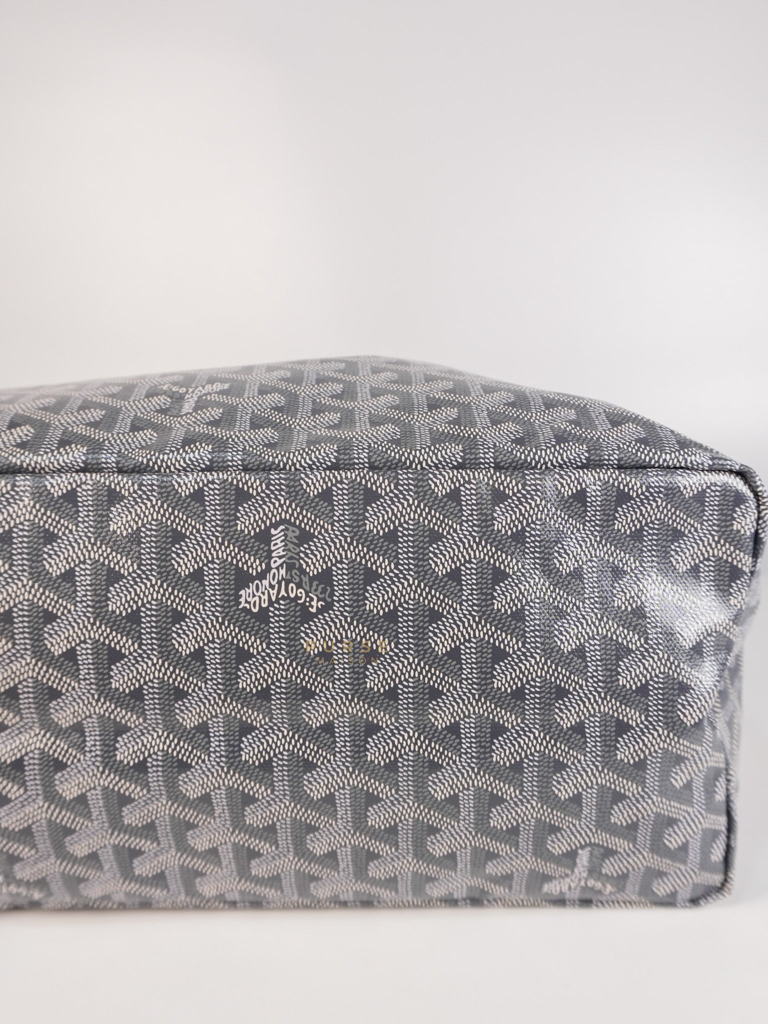 Saint Louis PM Gray in Goyardine Canvas | Purse Maison Luxury Bags Shop