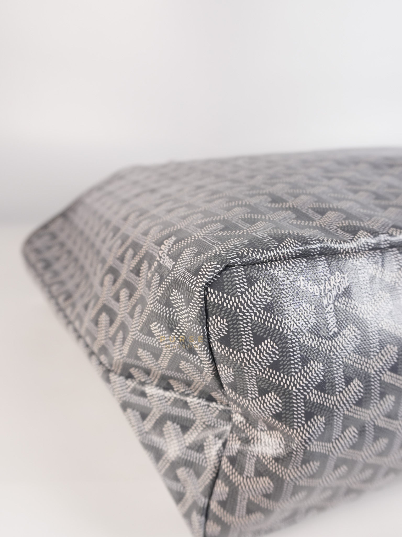 Saint Louis PM Gray in Goyardine Canvas | Purse Maison Luxury Bags Shop