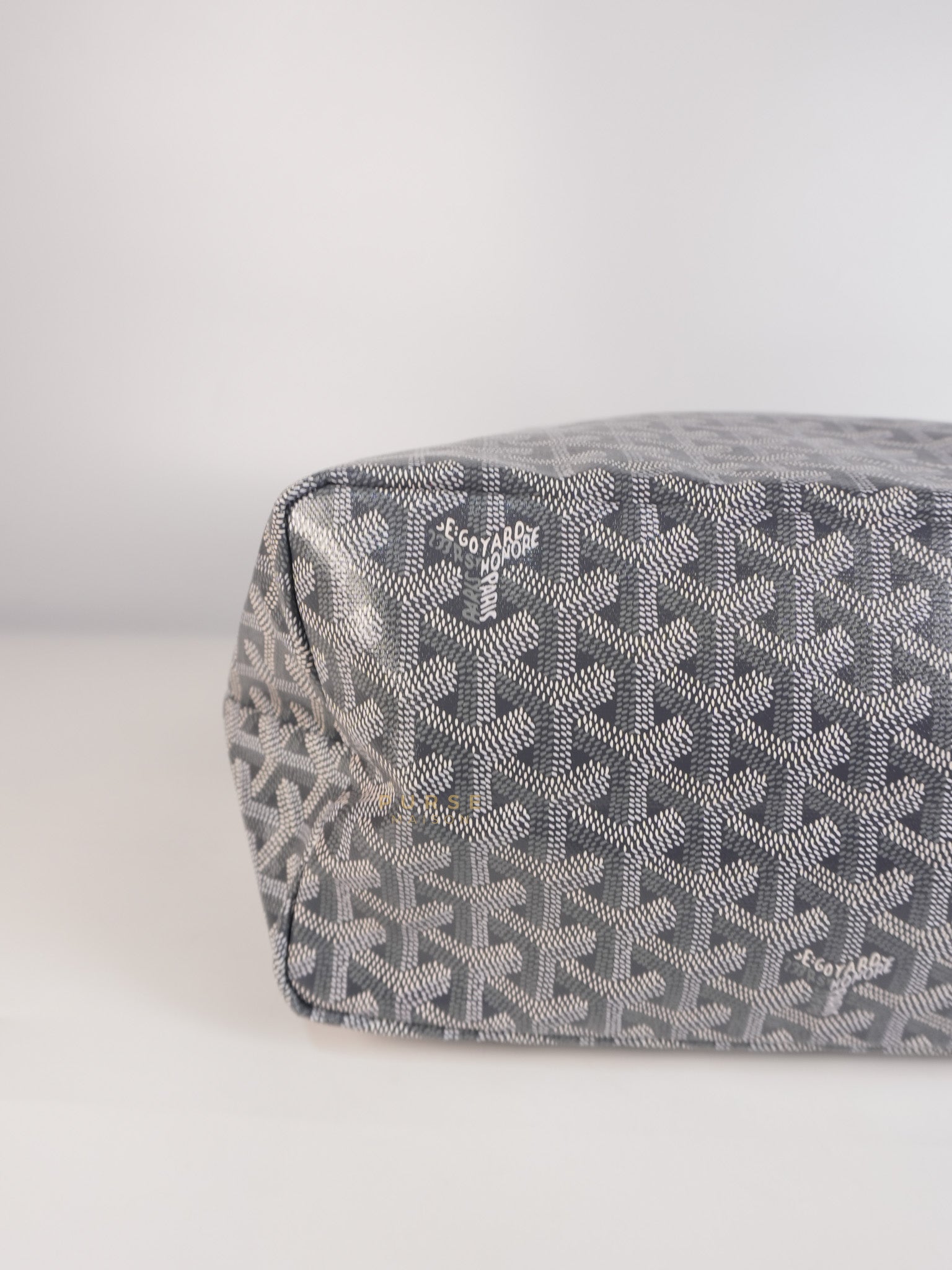 Saint Louis PM Gray in Goyardine Canvas | Purse Maison Luxury Bags Shop